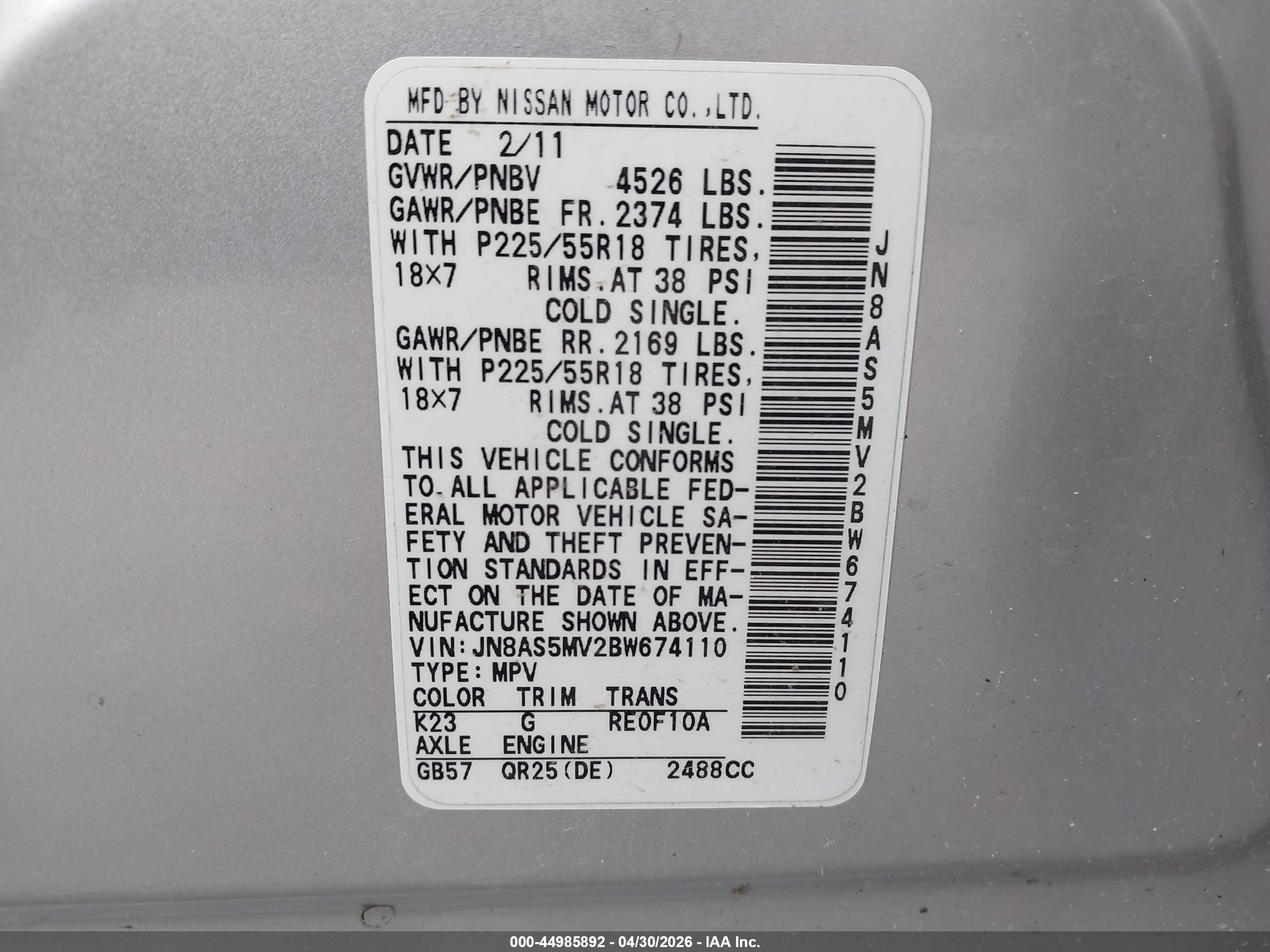 NISSAN ROGUE image 9
