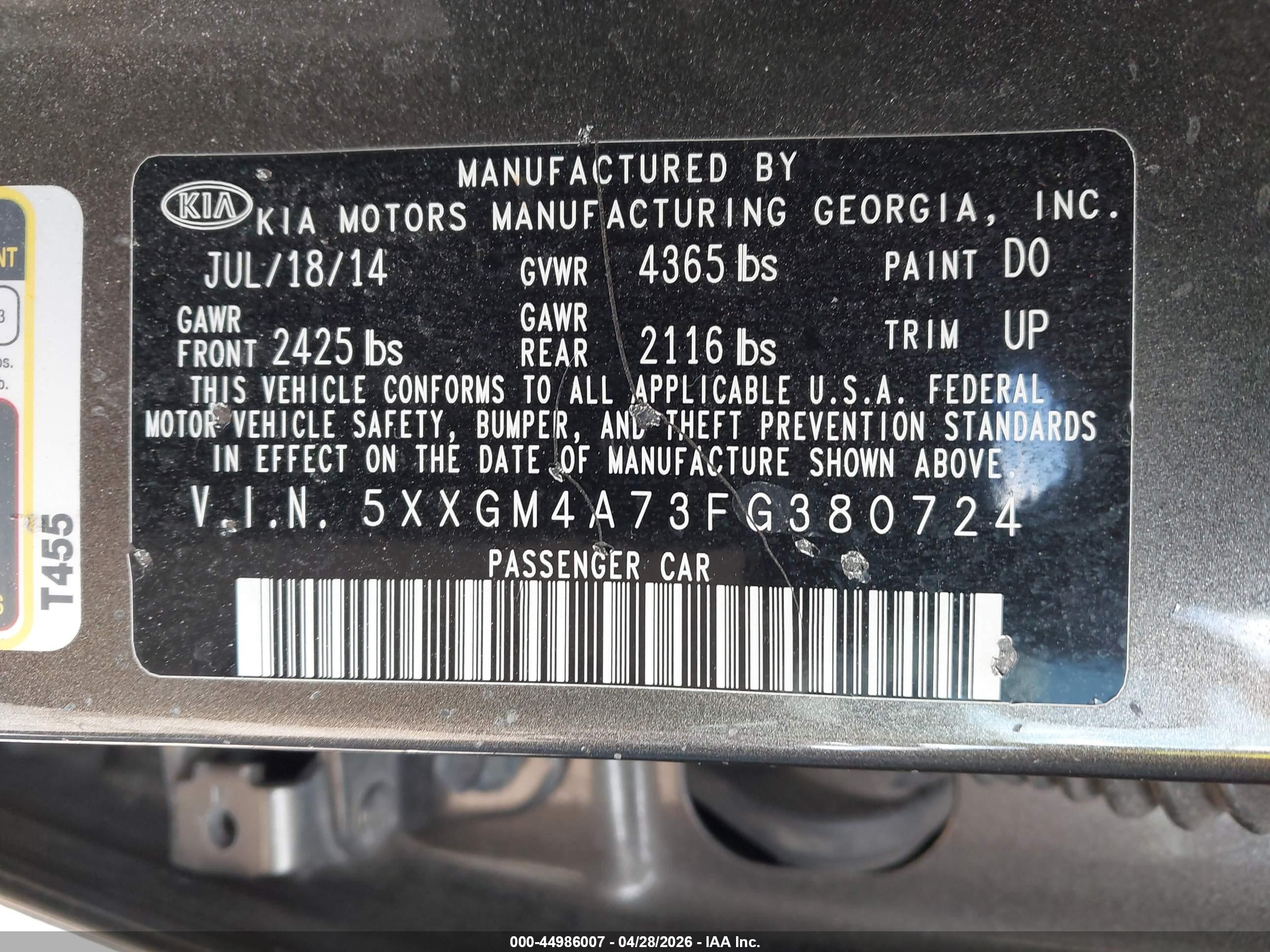 KIA OPTIMA image 9