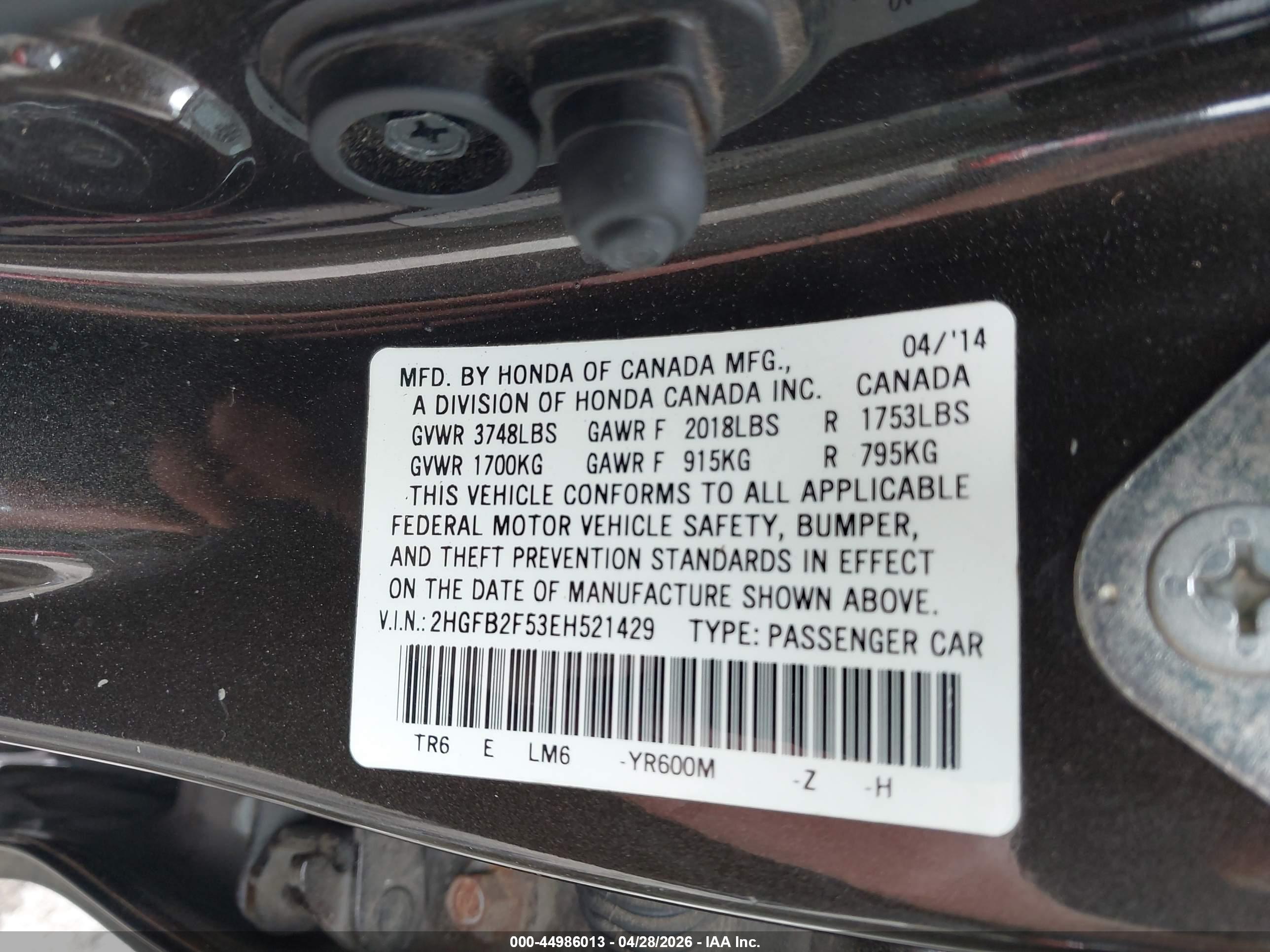 HONDA CIVIC image 9