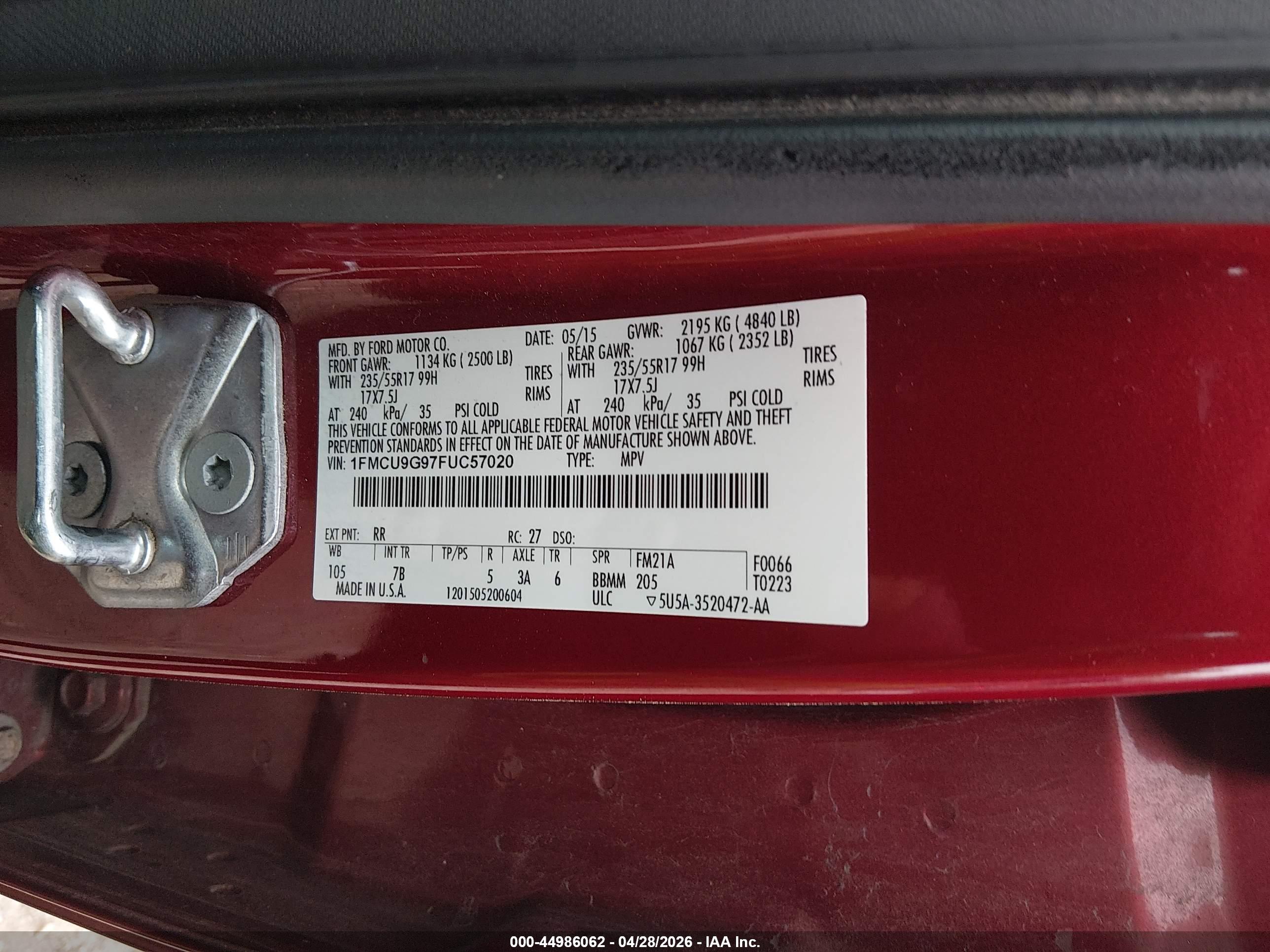 FORD ESCAPE image 9