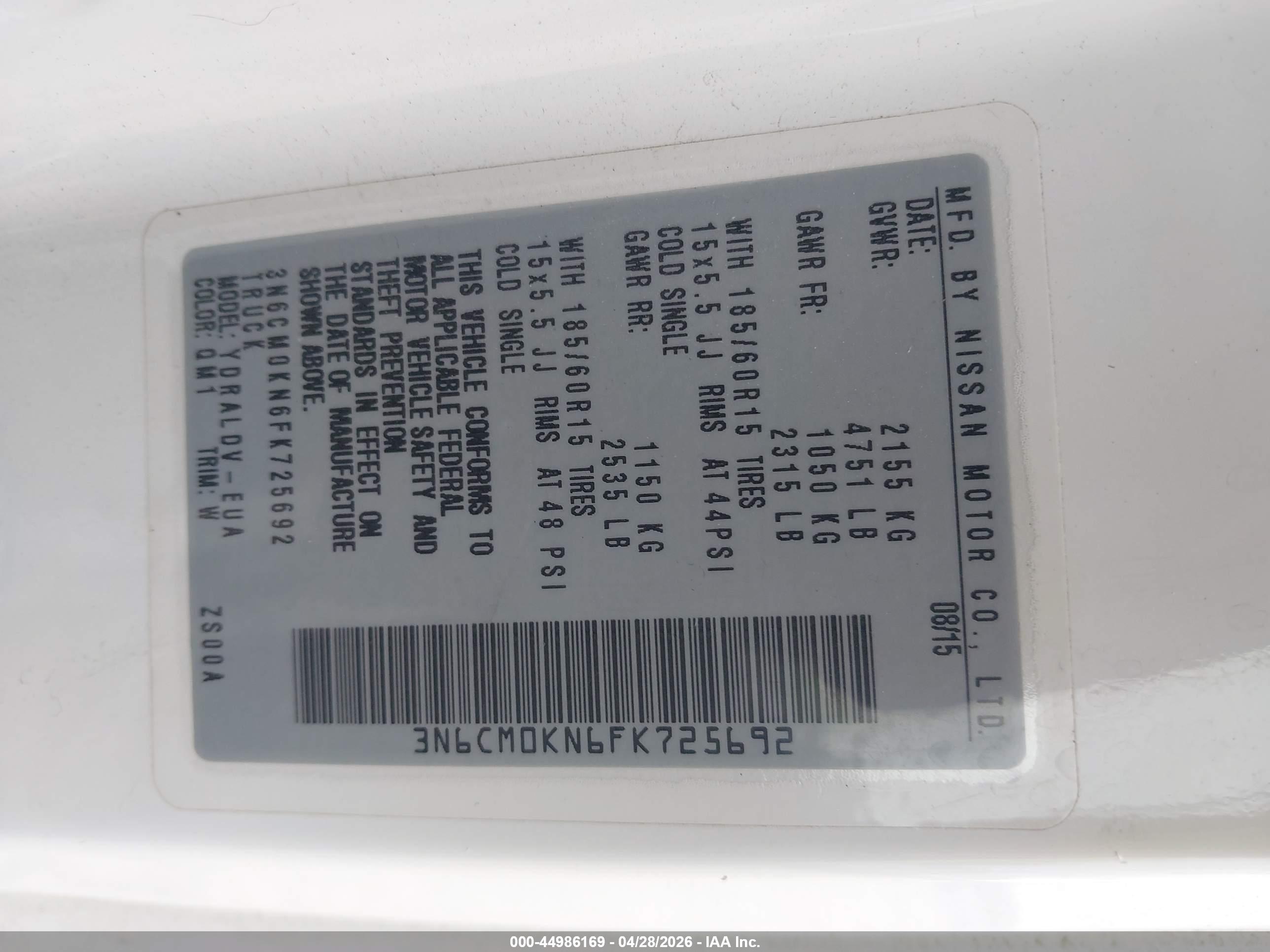 NISSAN NV200 image 9
