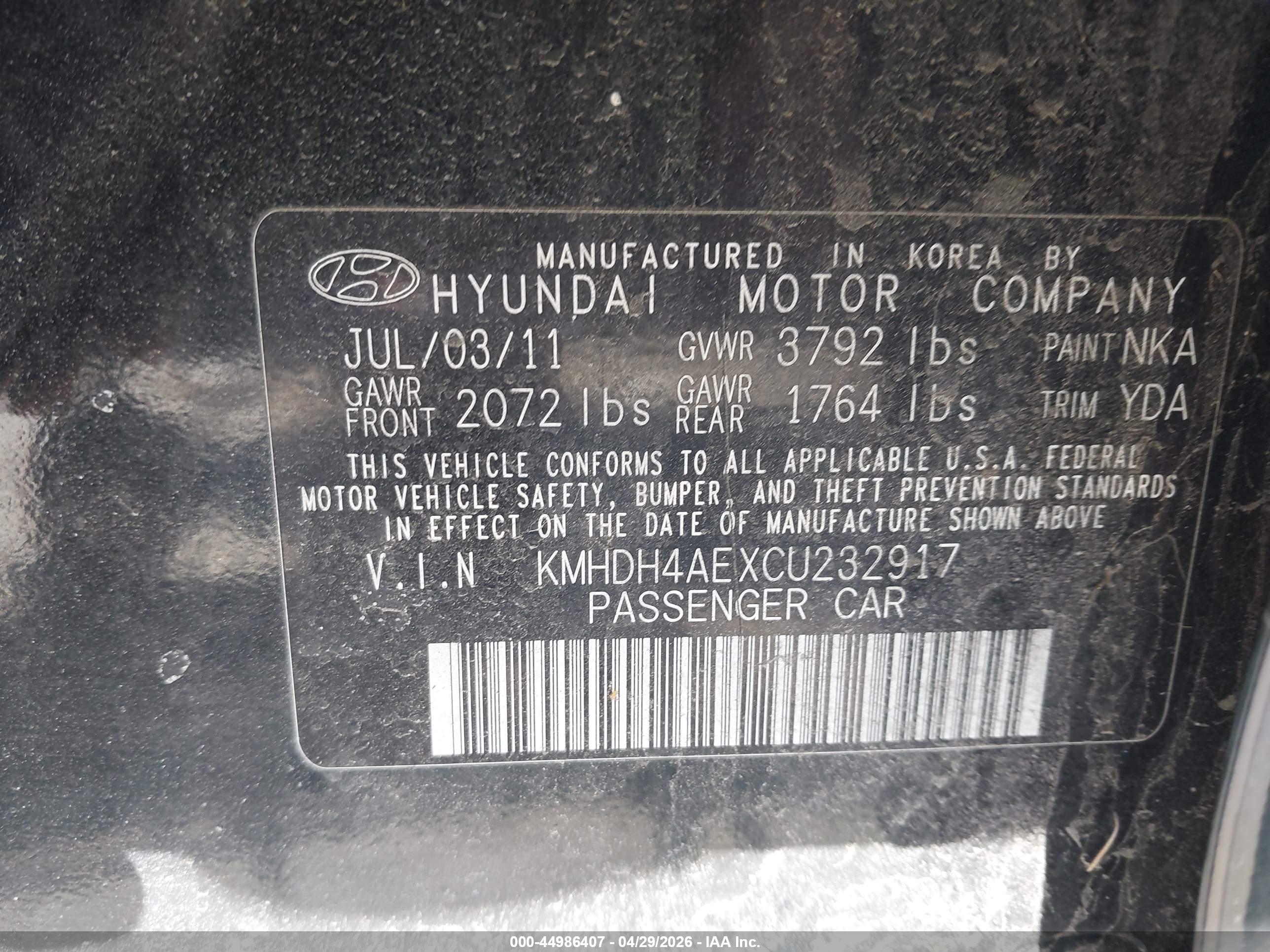 HYUNDAI ELANTRA image 9