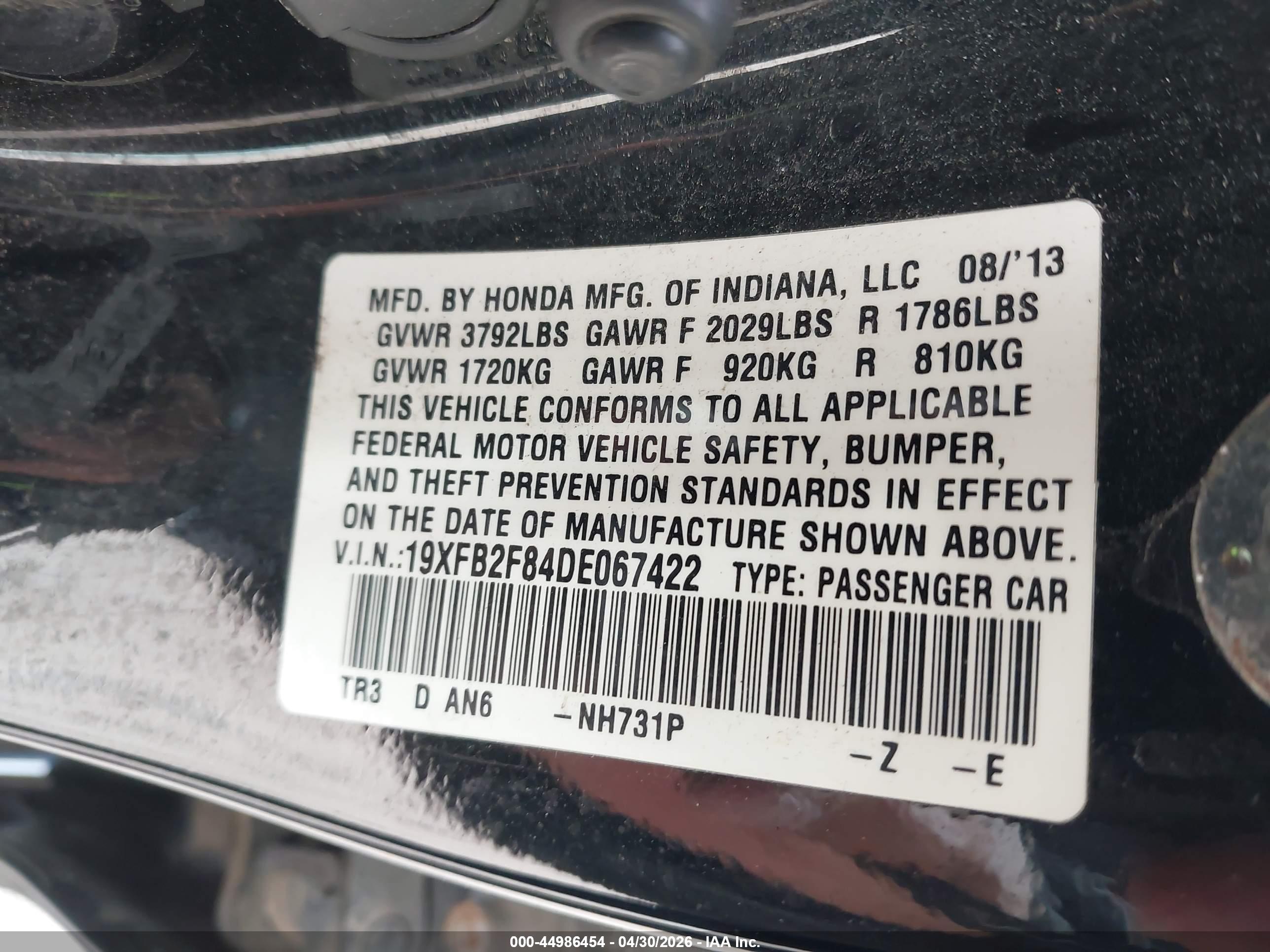 HONDA CIVIC image 9