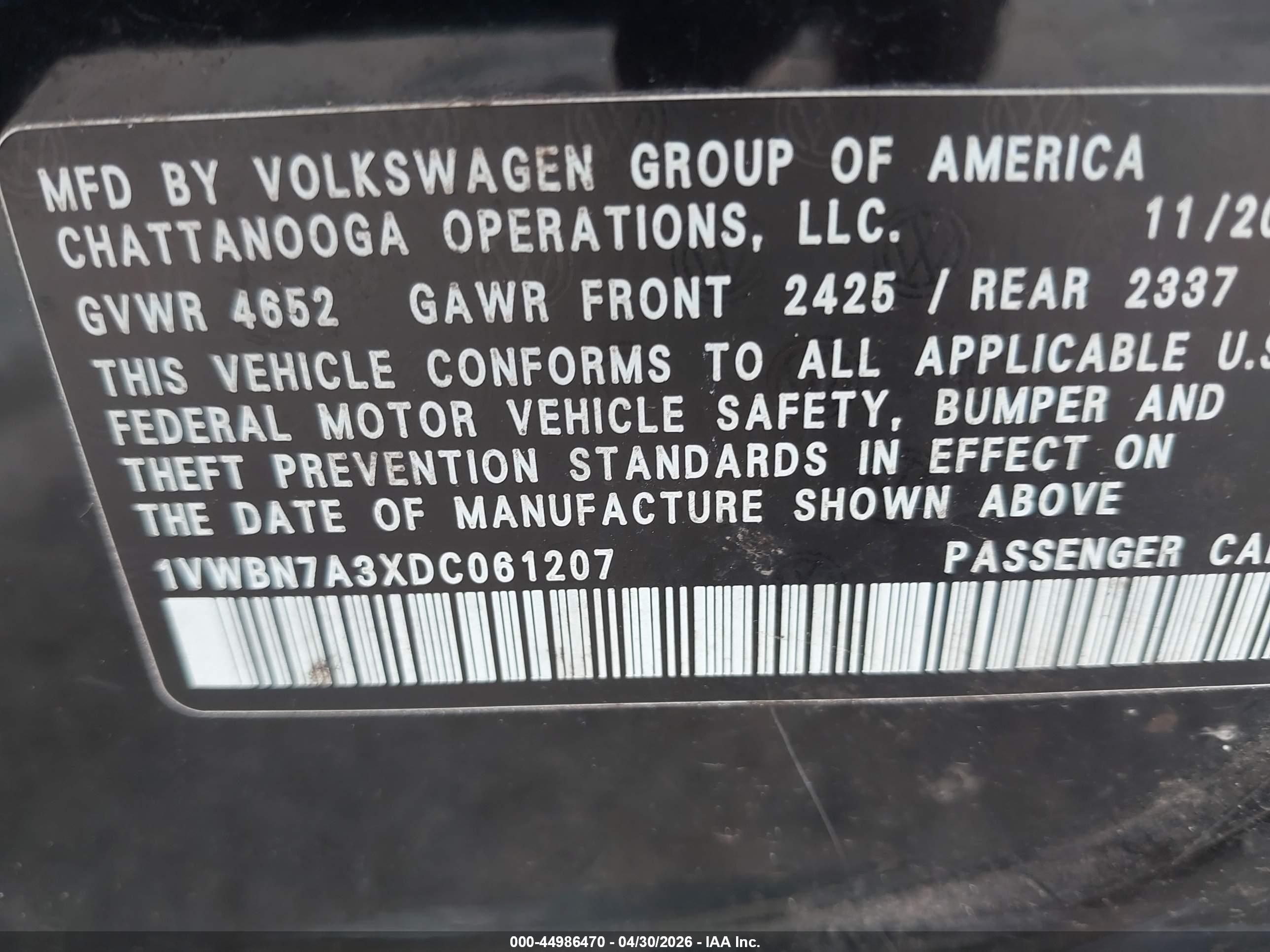 VOLKSWAGEN PASSAT image 9
