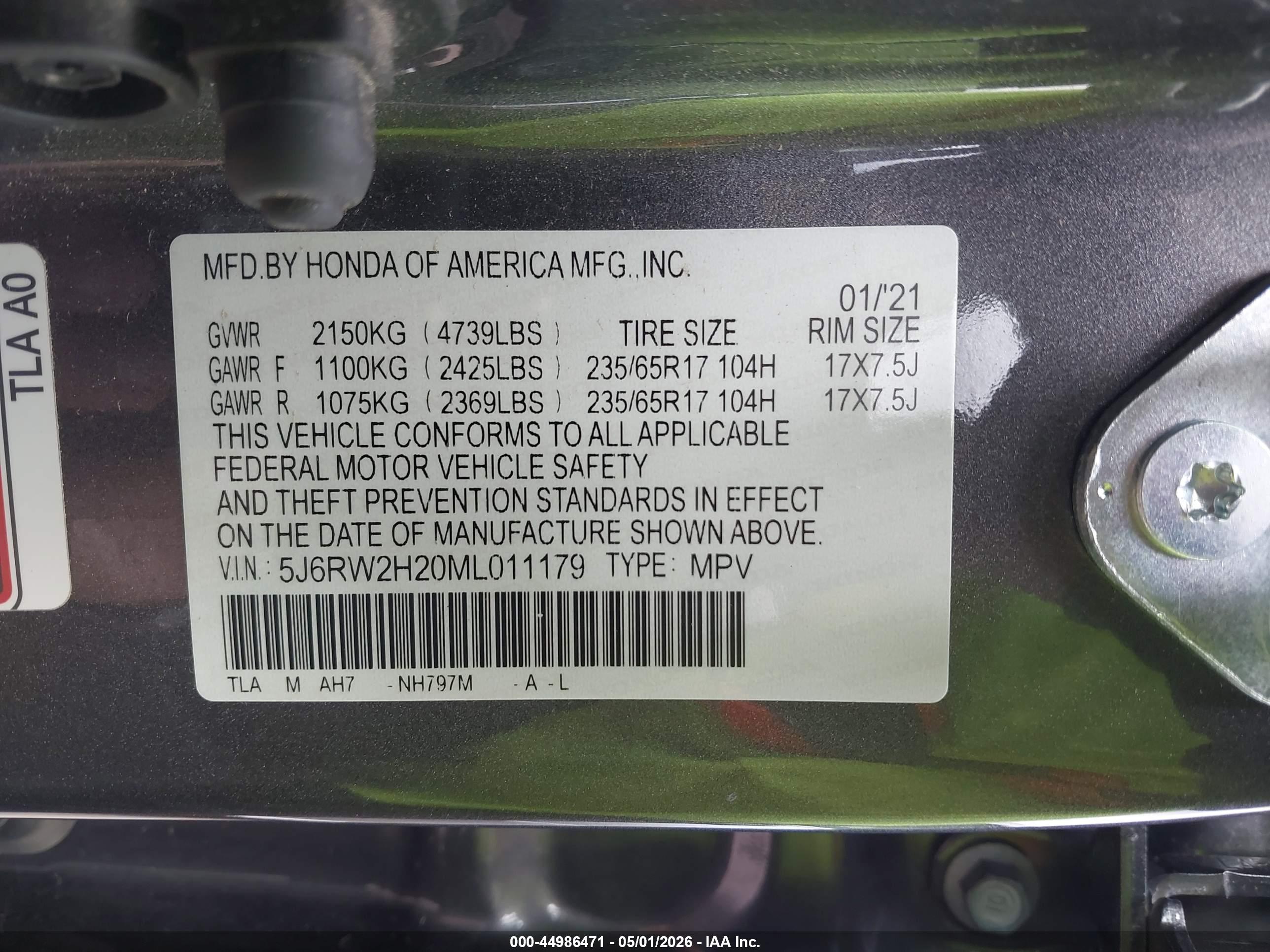 HONDA CR-V image 9