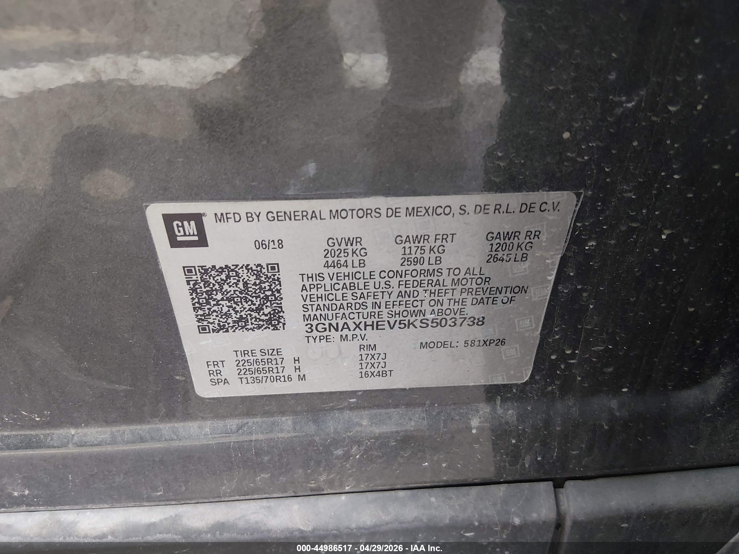 CHEVROLET EQUINOX image 9