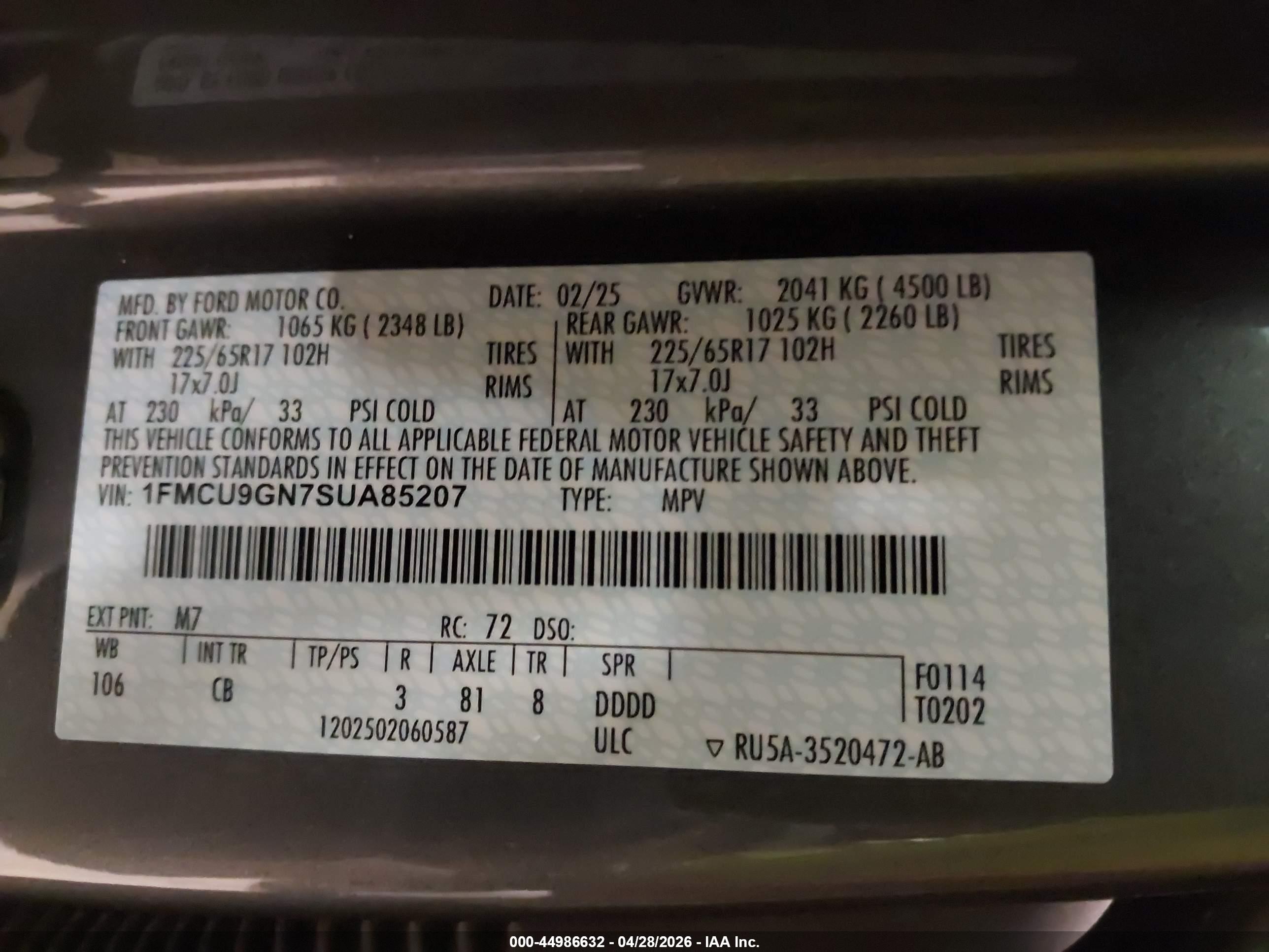 FORD ESCAPE image 9