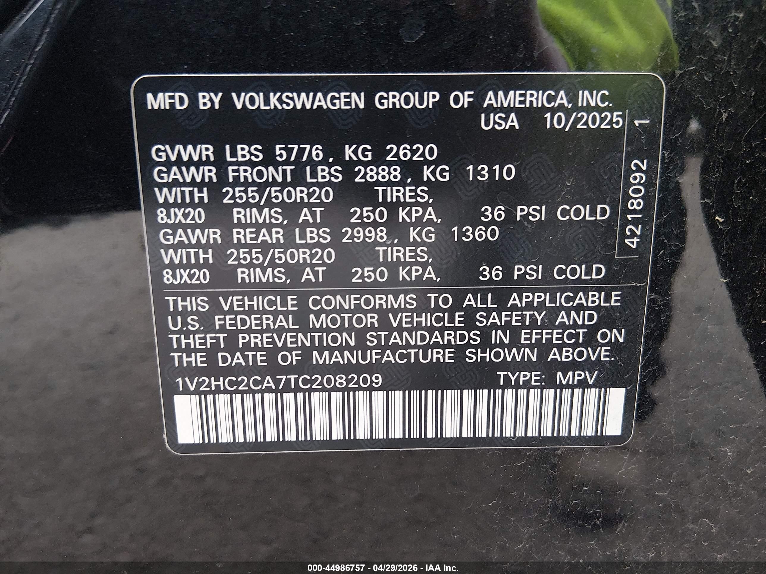 VOLKSWAGEN ATLAS image 9