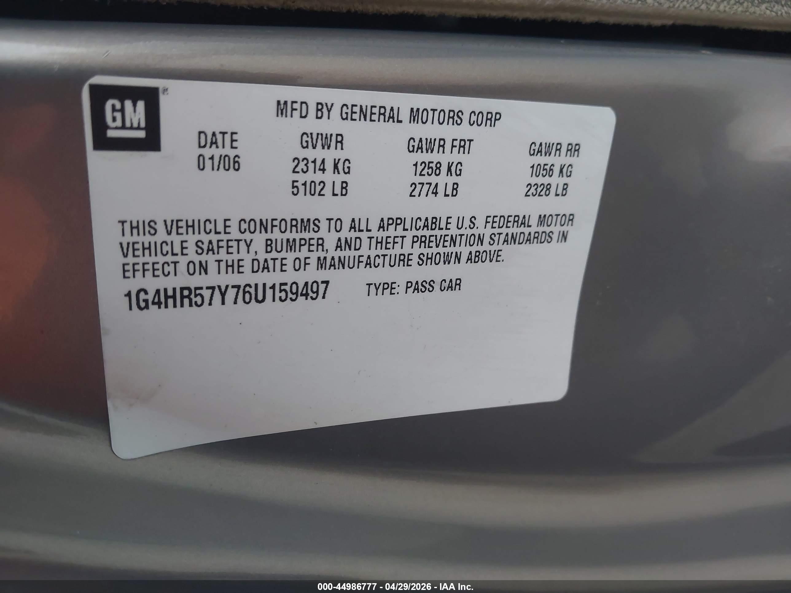 BUICK LUCERNE image 9