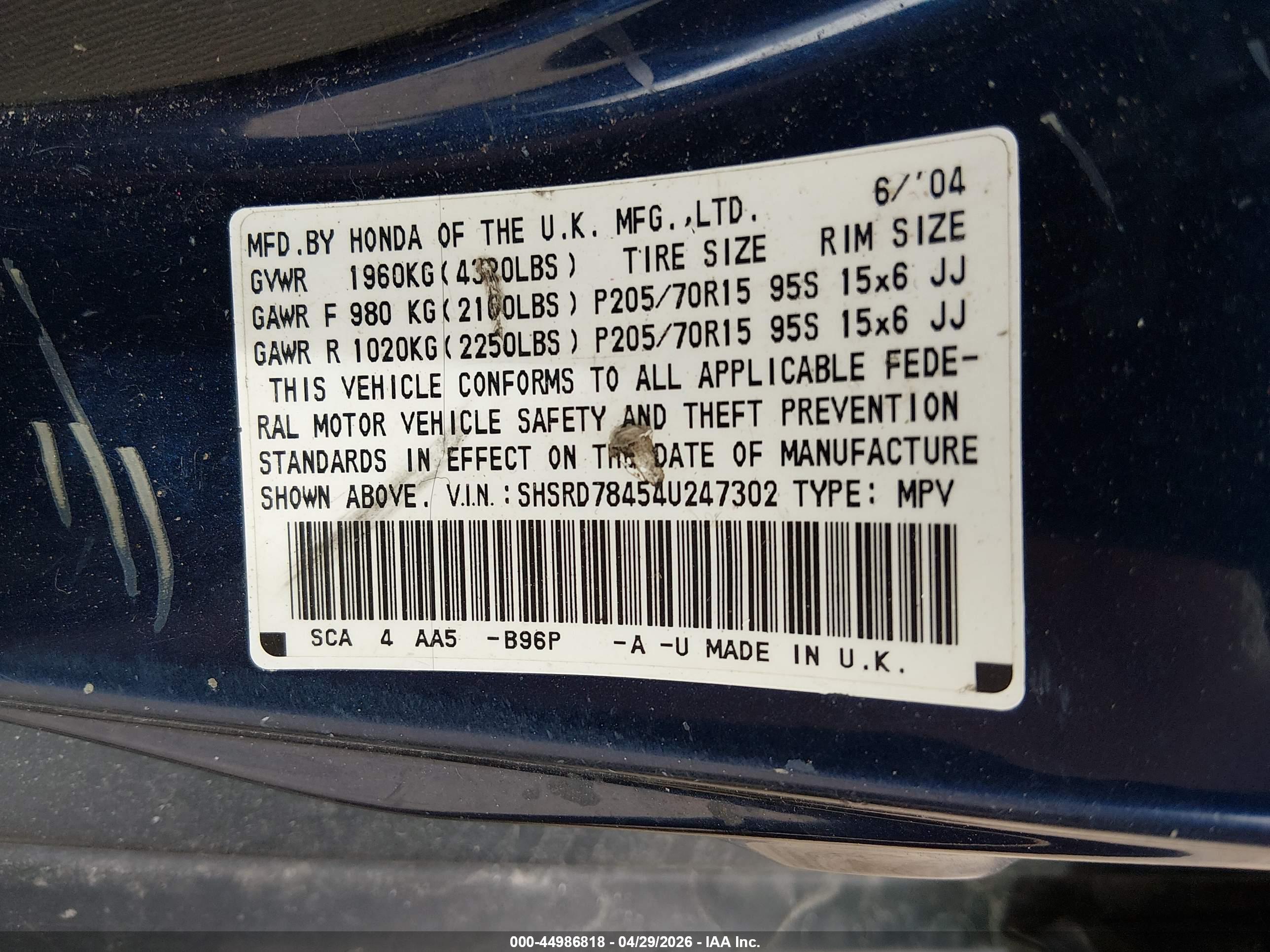 HONDA CR-V image 9