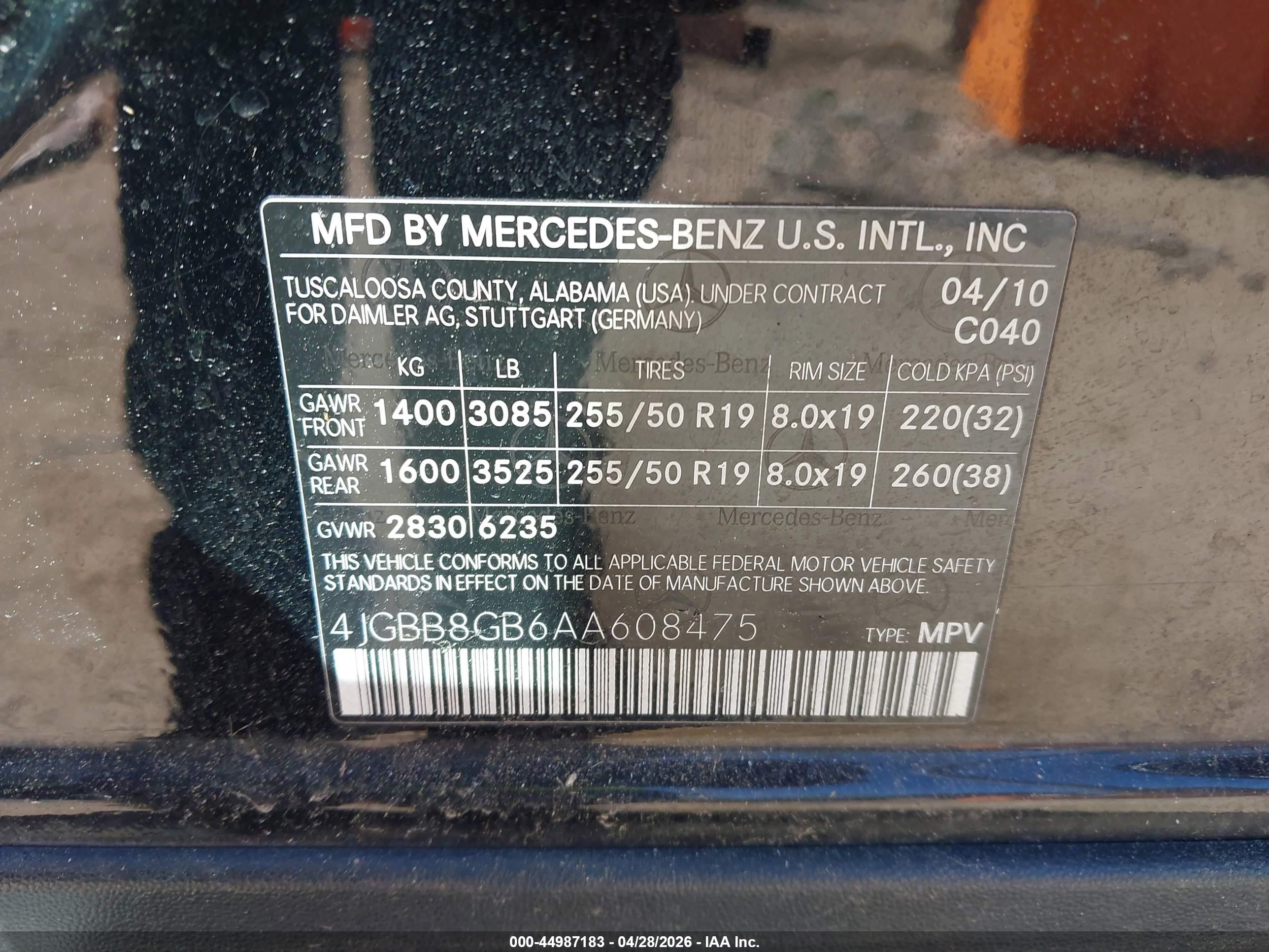 MERCEDES-BENZ ML image 9