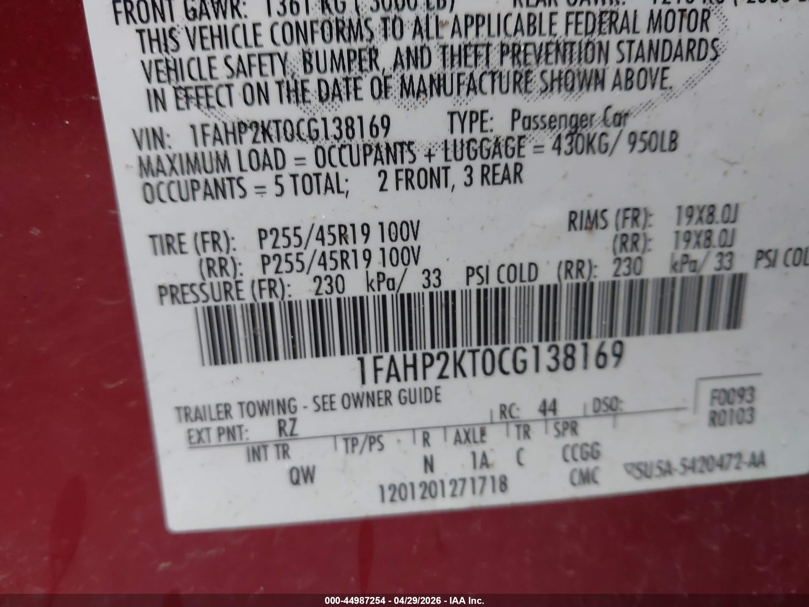 FORD TAURUS image 9