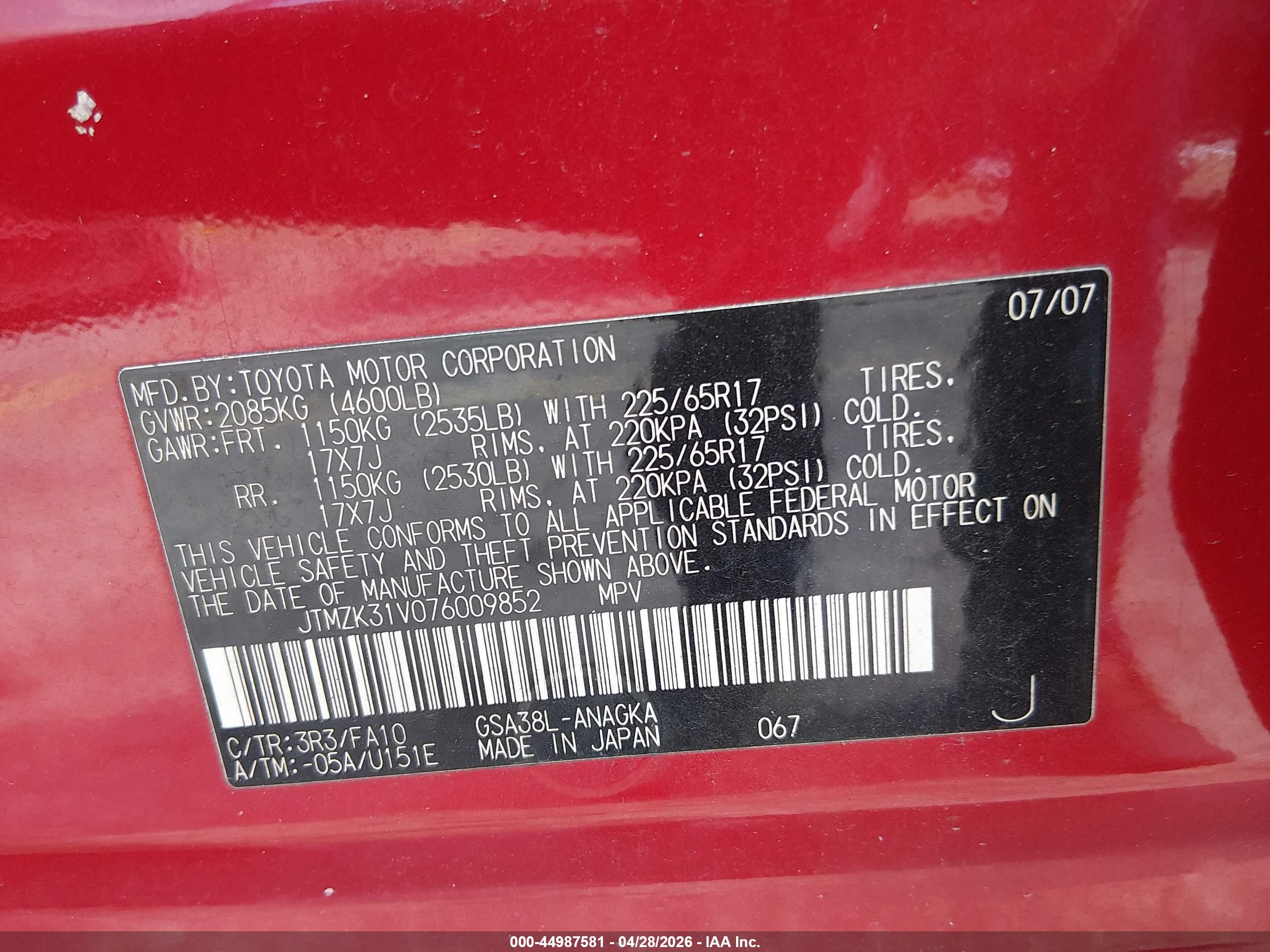 TOYOTA RAV4 image 9