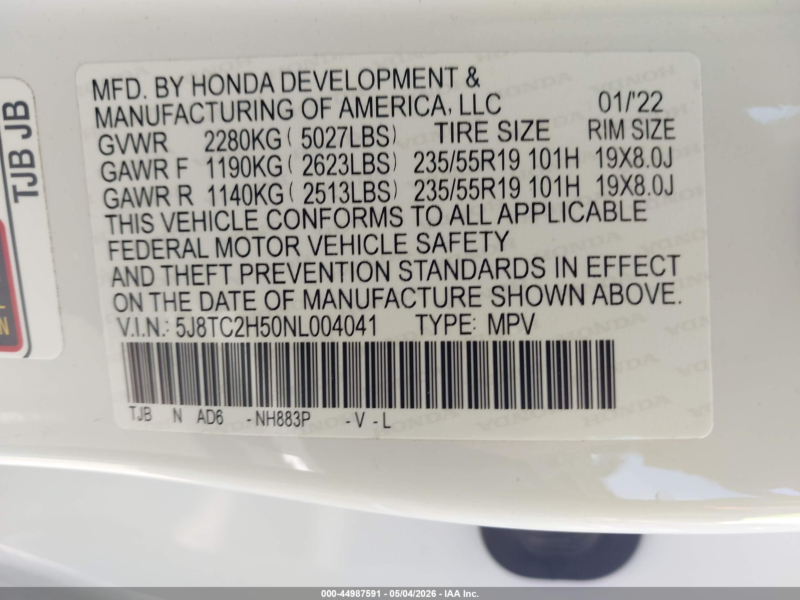 ACURA RDX image 9