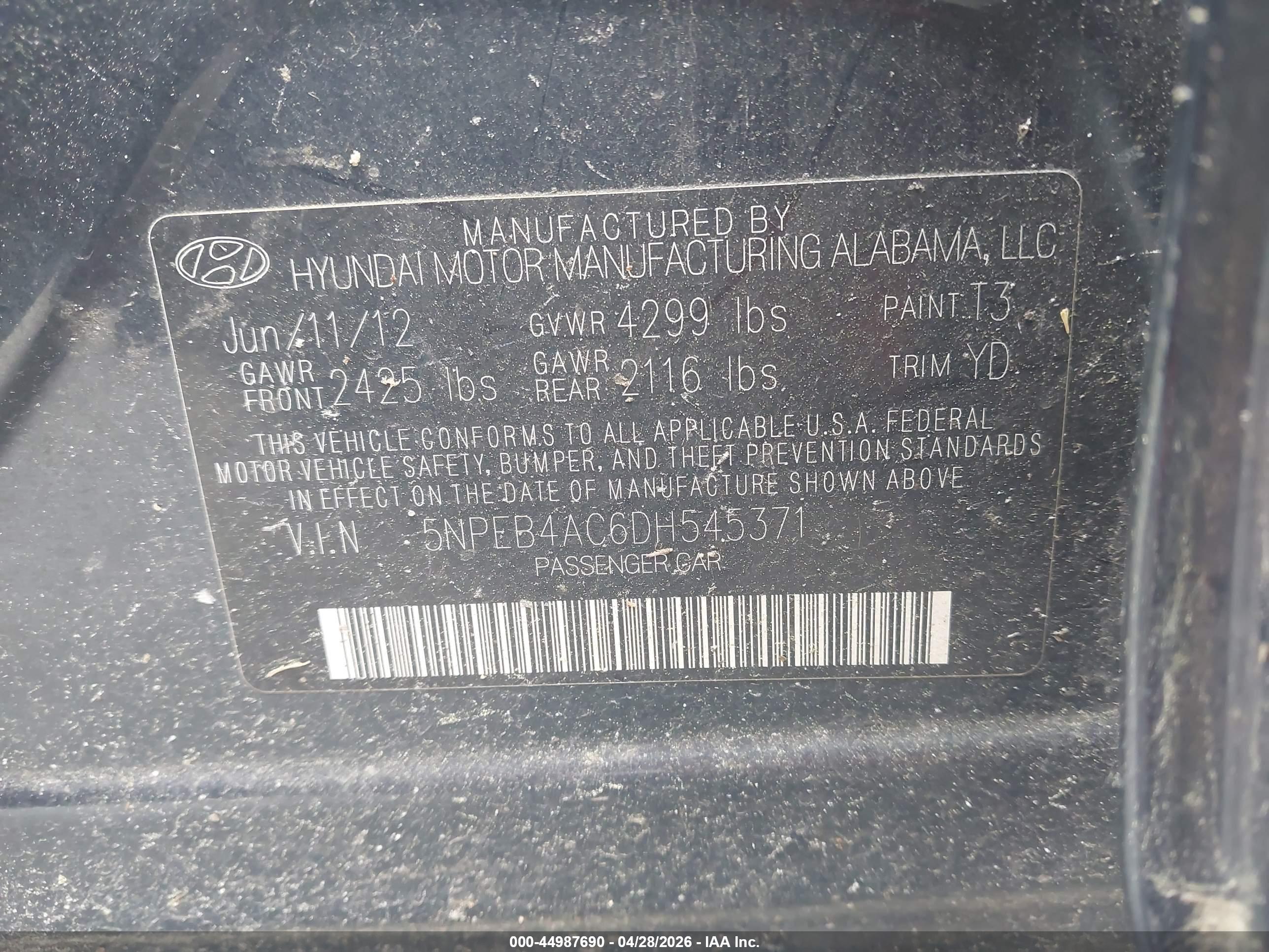 HYUNDAI SONATA image 9