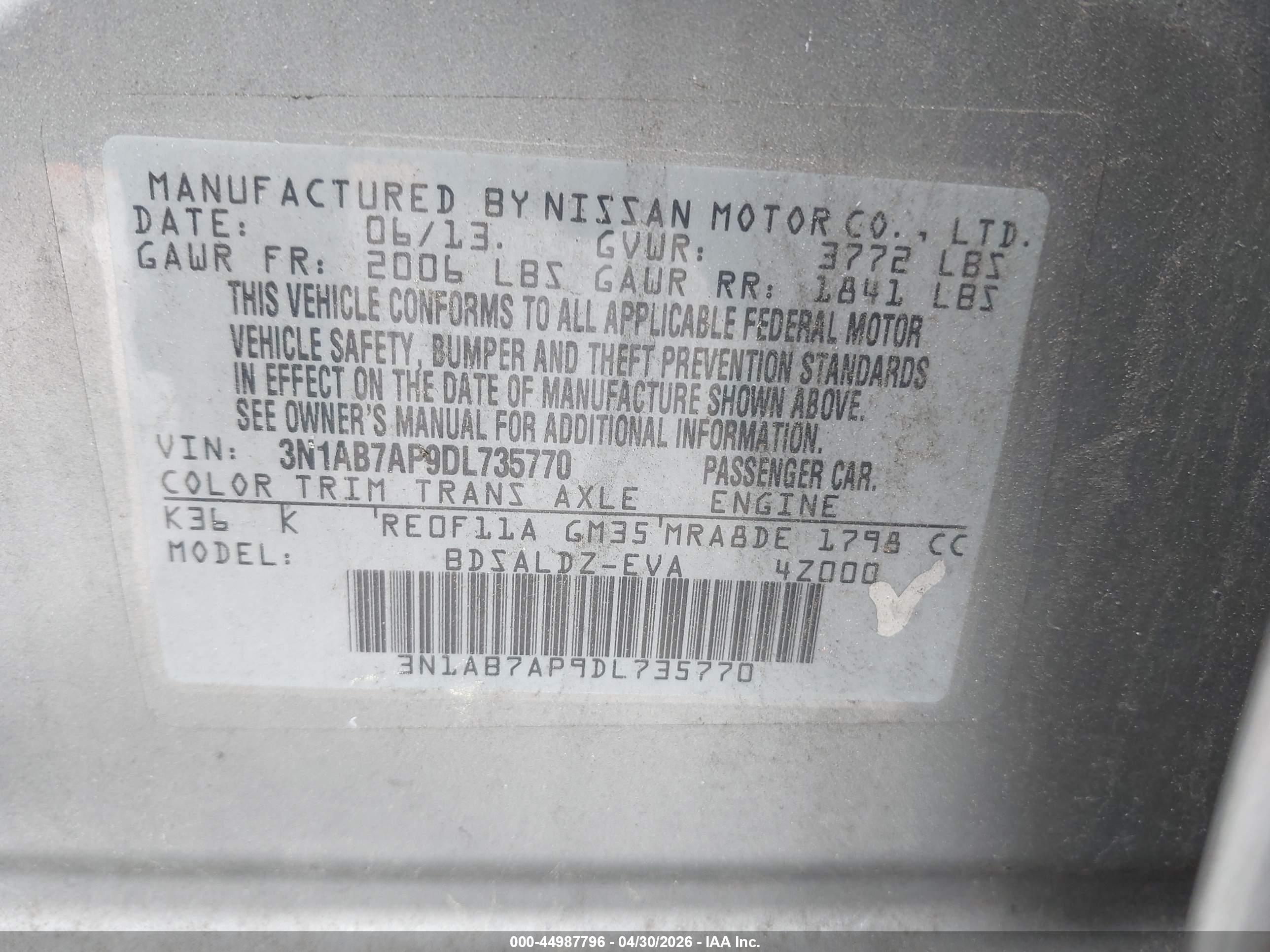 NISSAN SENTRA image 9