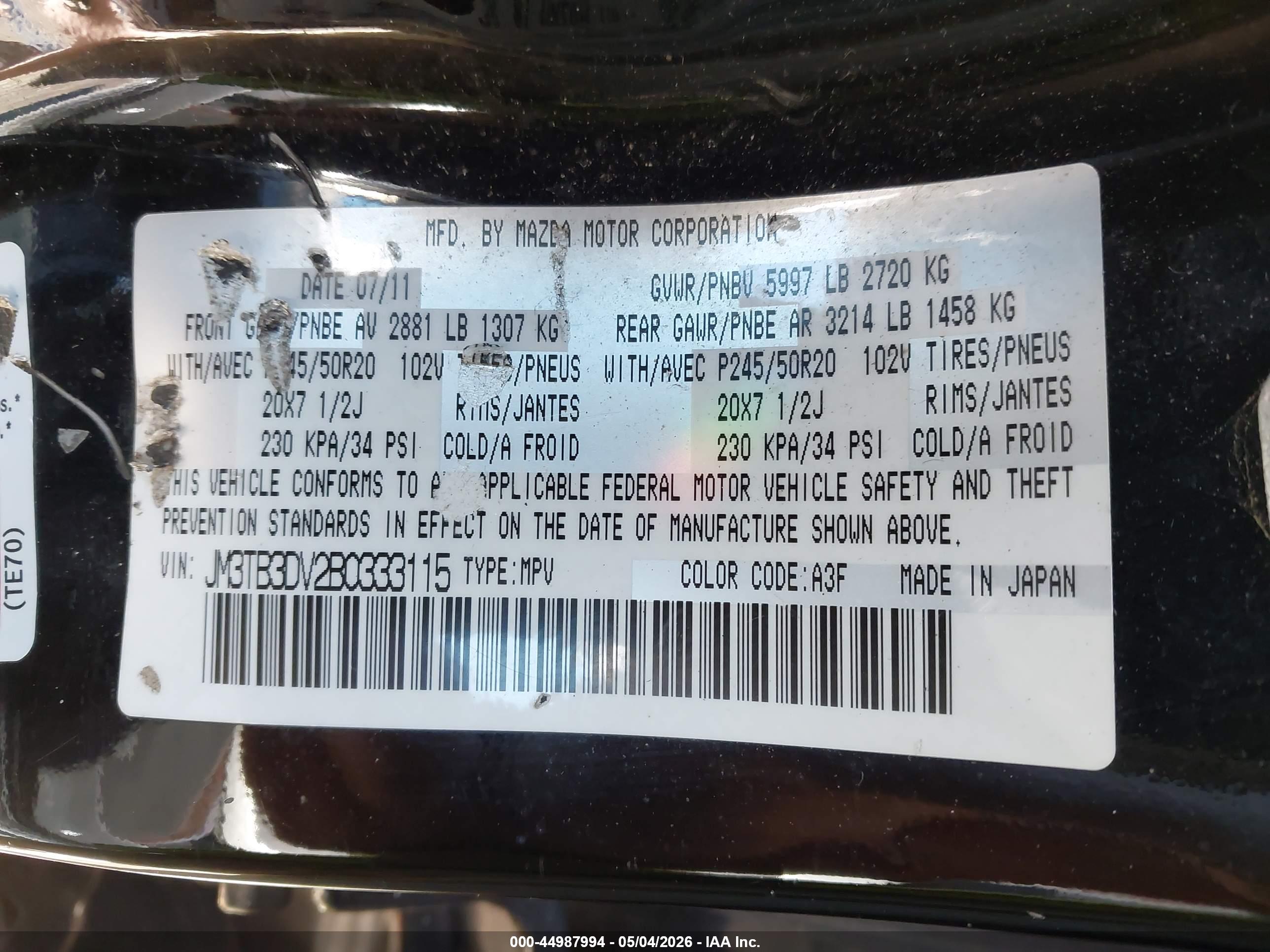 MAZDA CX-9 image 9