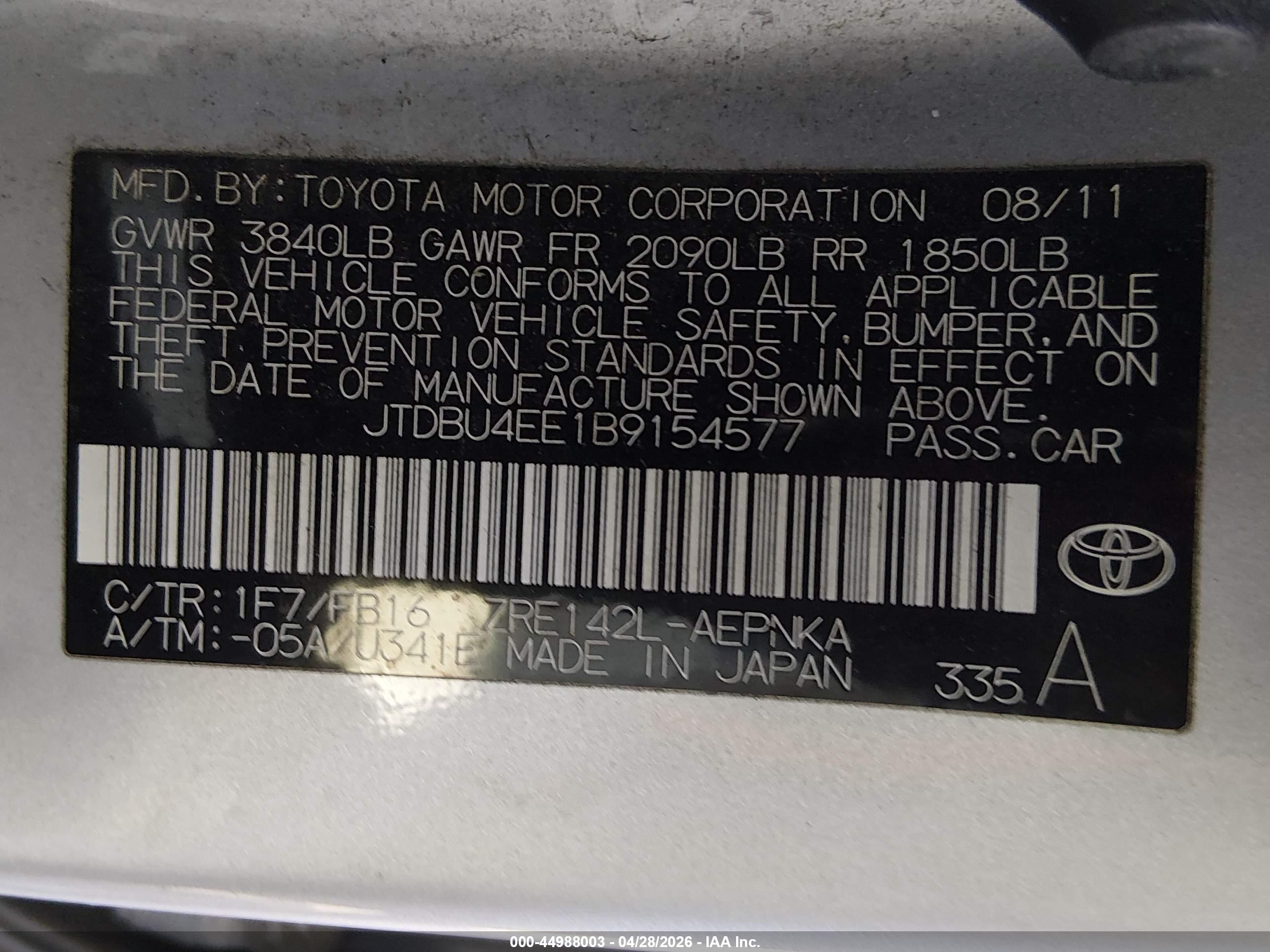TOYOTA COROLLA image 9