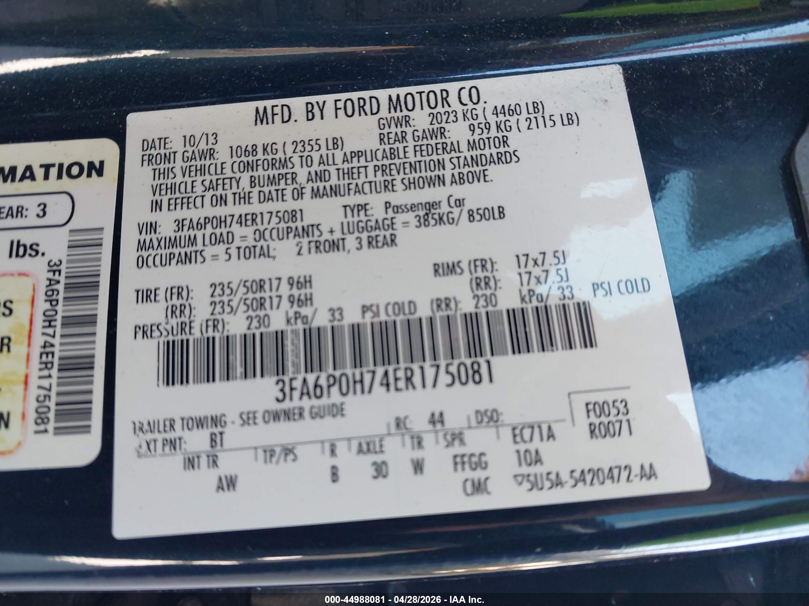 FORD FUSION image 9