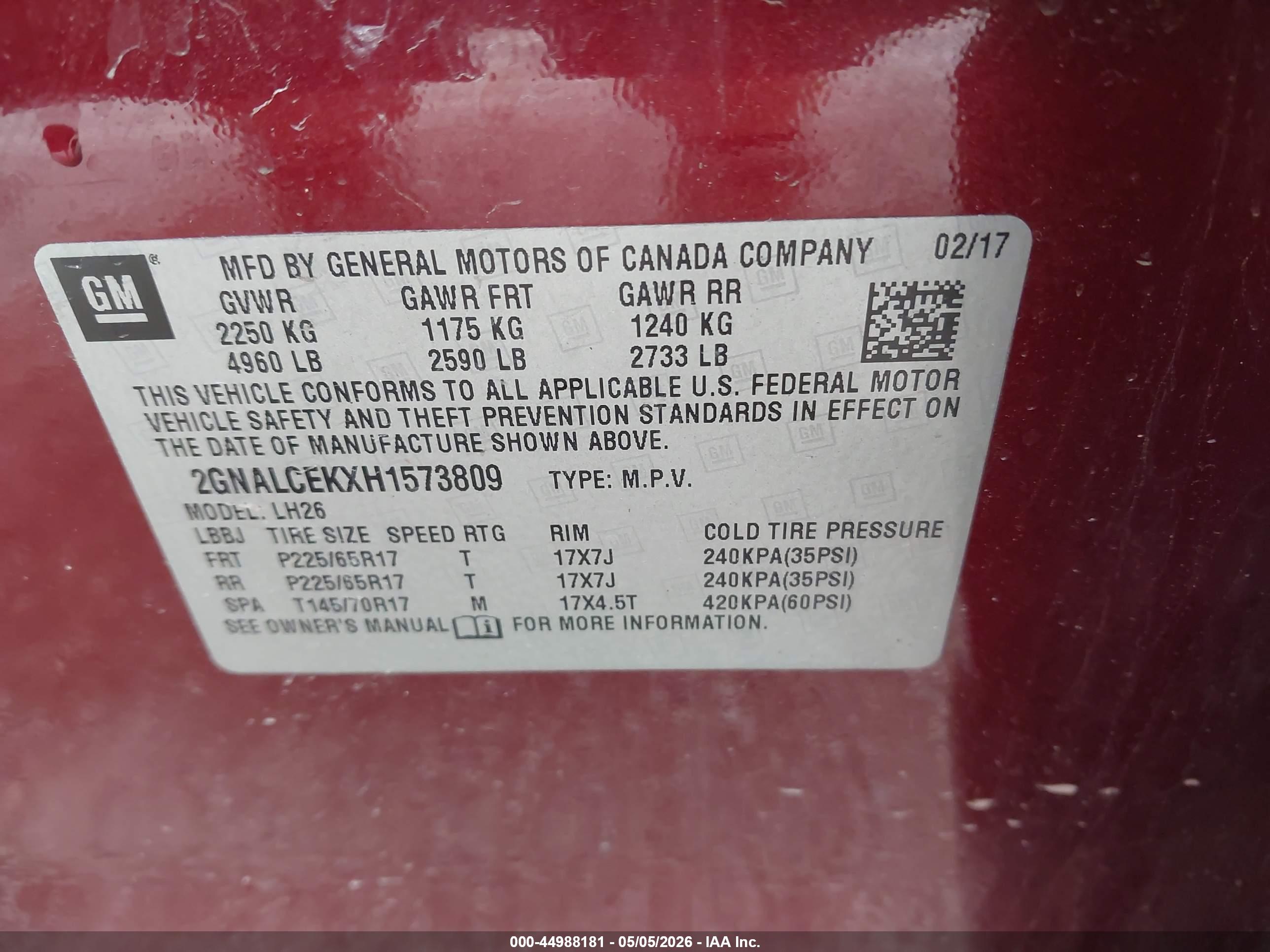 CHEVROLET EQUINOX image 9