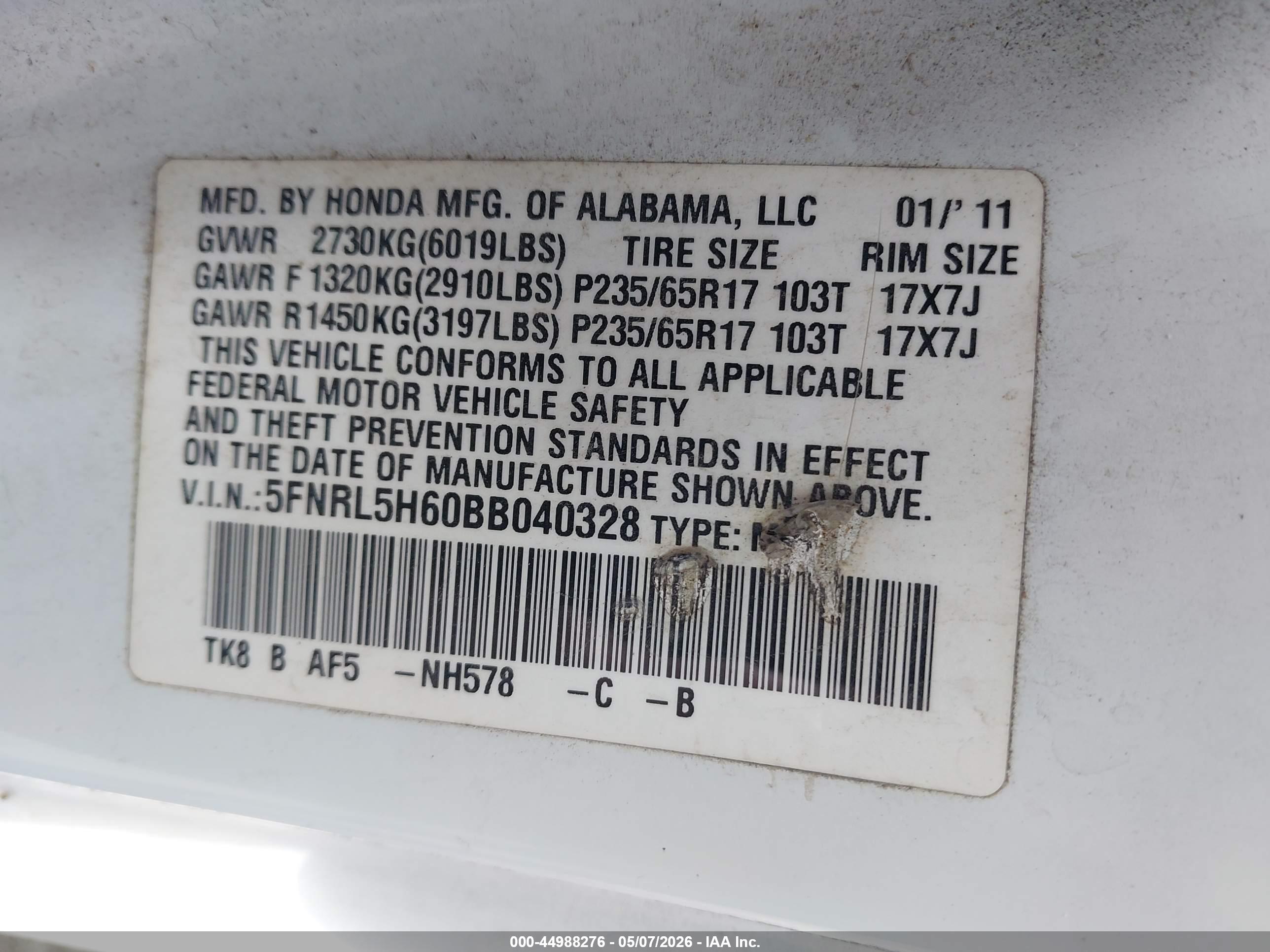 HONDA ODYSSEY image 9
