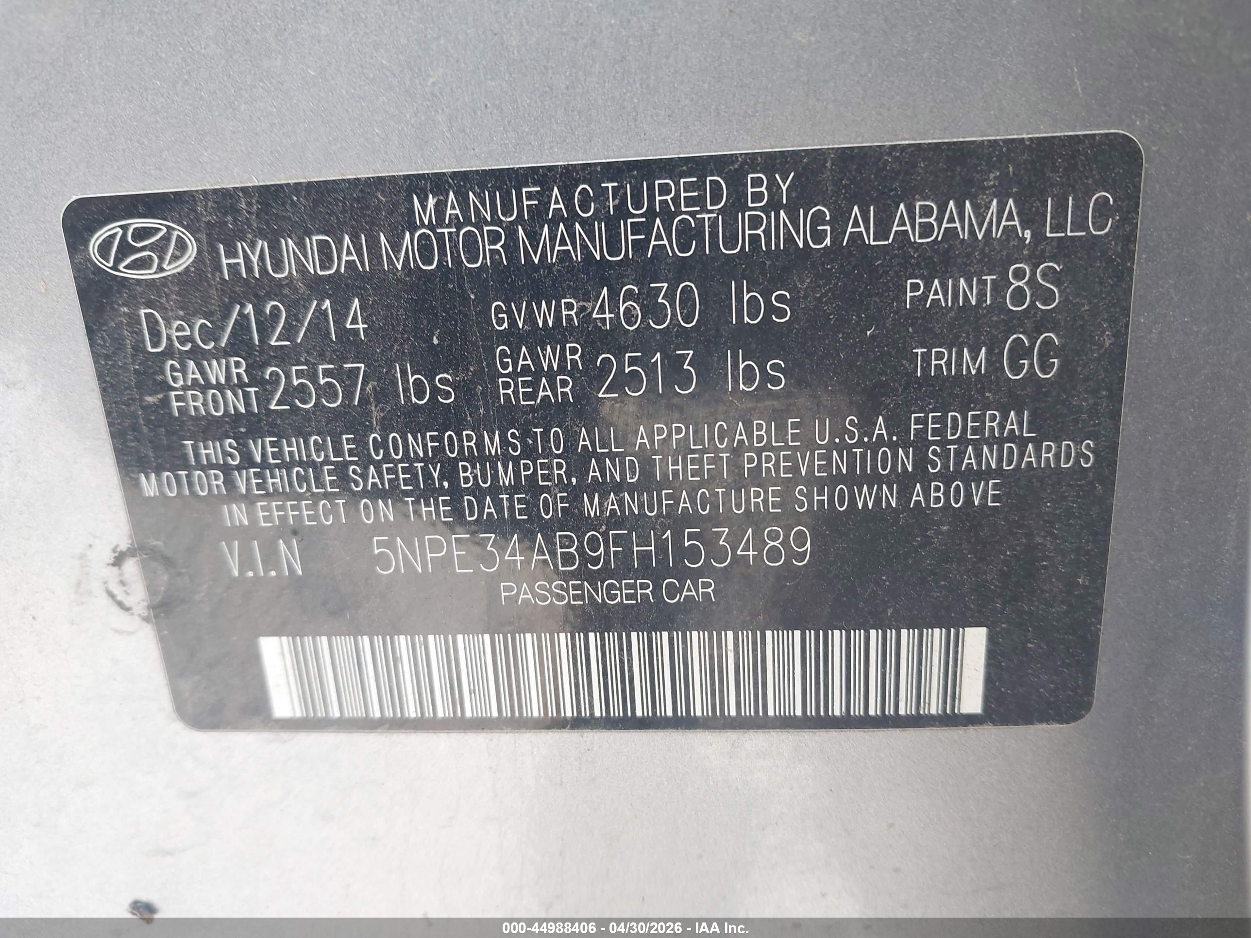 HYUNDAI SONATA image 9