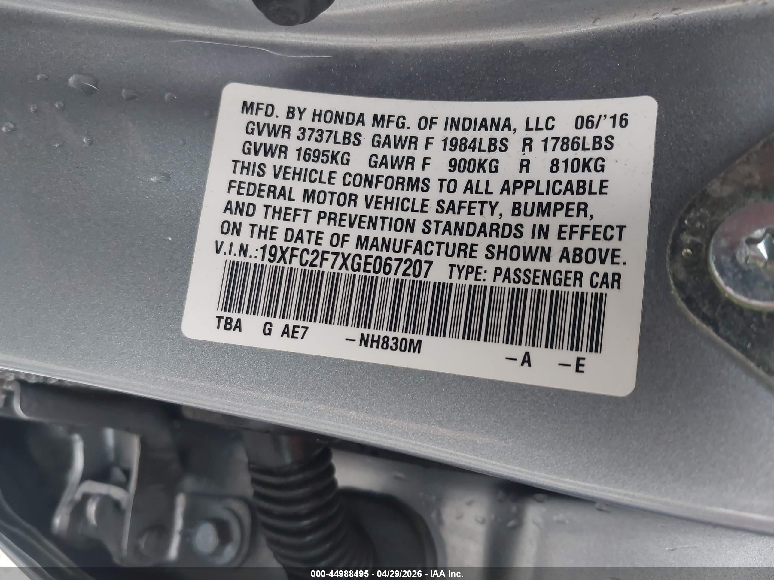 HONDA CIVIC image 9