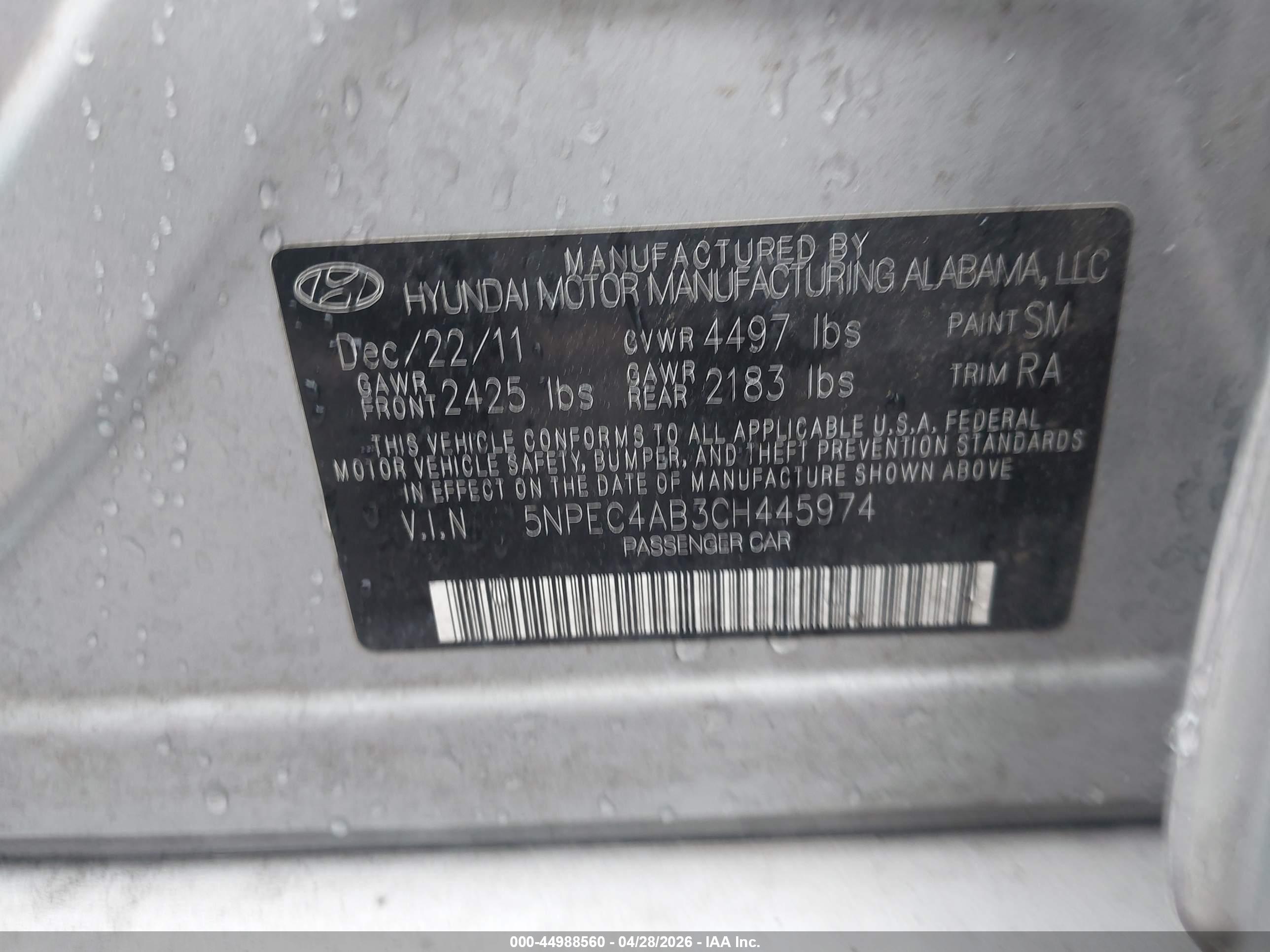 HYUNDAI SONATA image 9