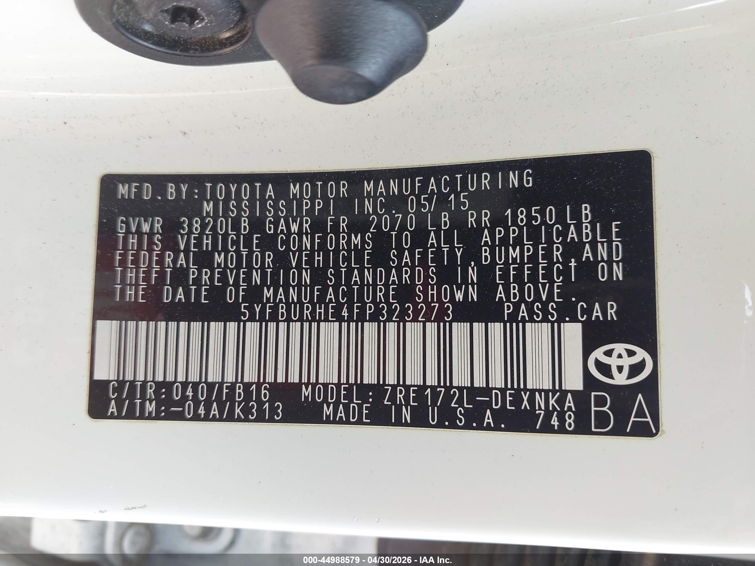 TOYOTA COROLLA image 9