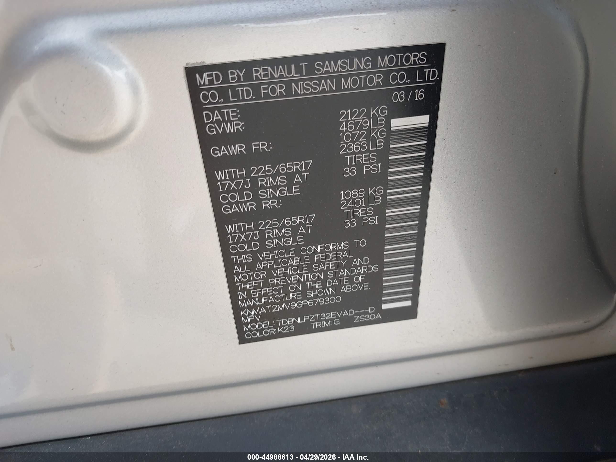 NISSAN ROGUE image 9