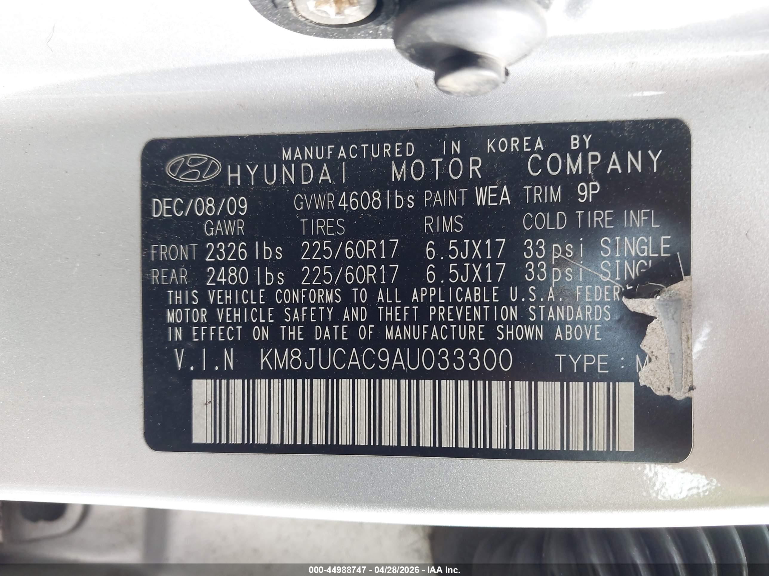 HYUNDAI TUCSON image 9