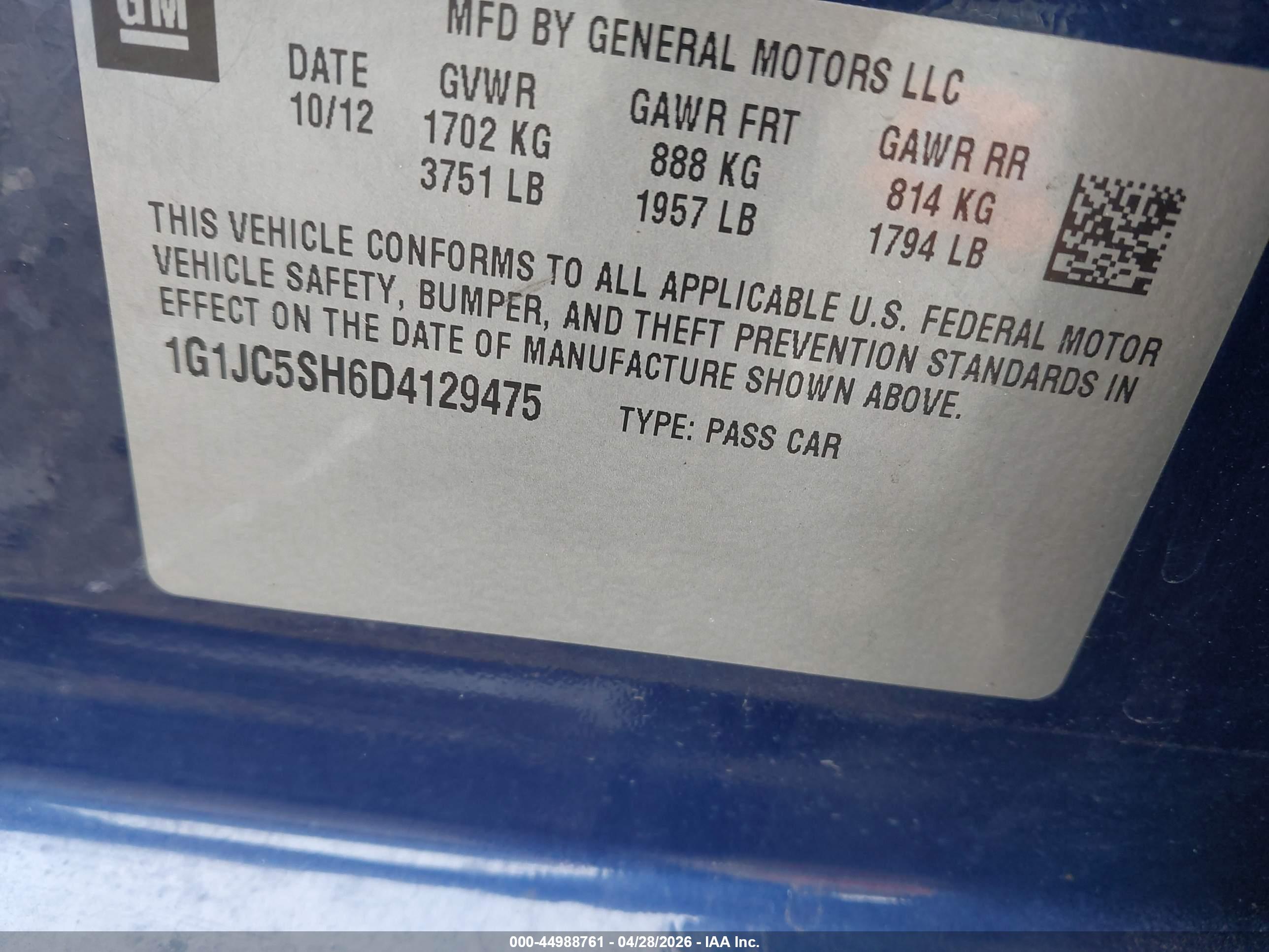 CHEVROLET SONIC image 9