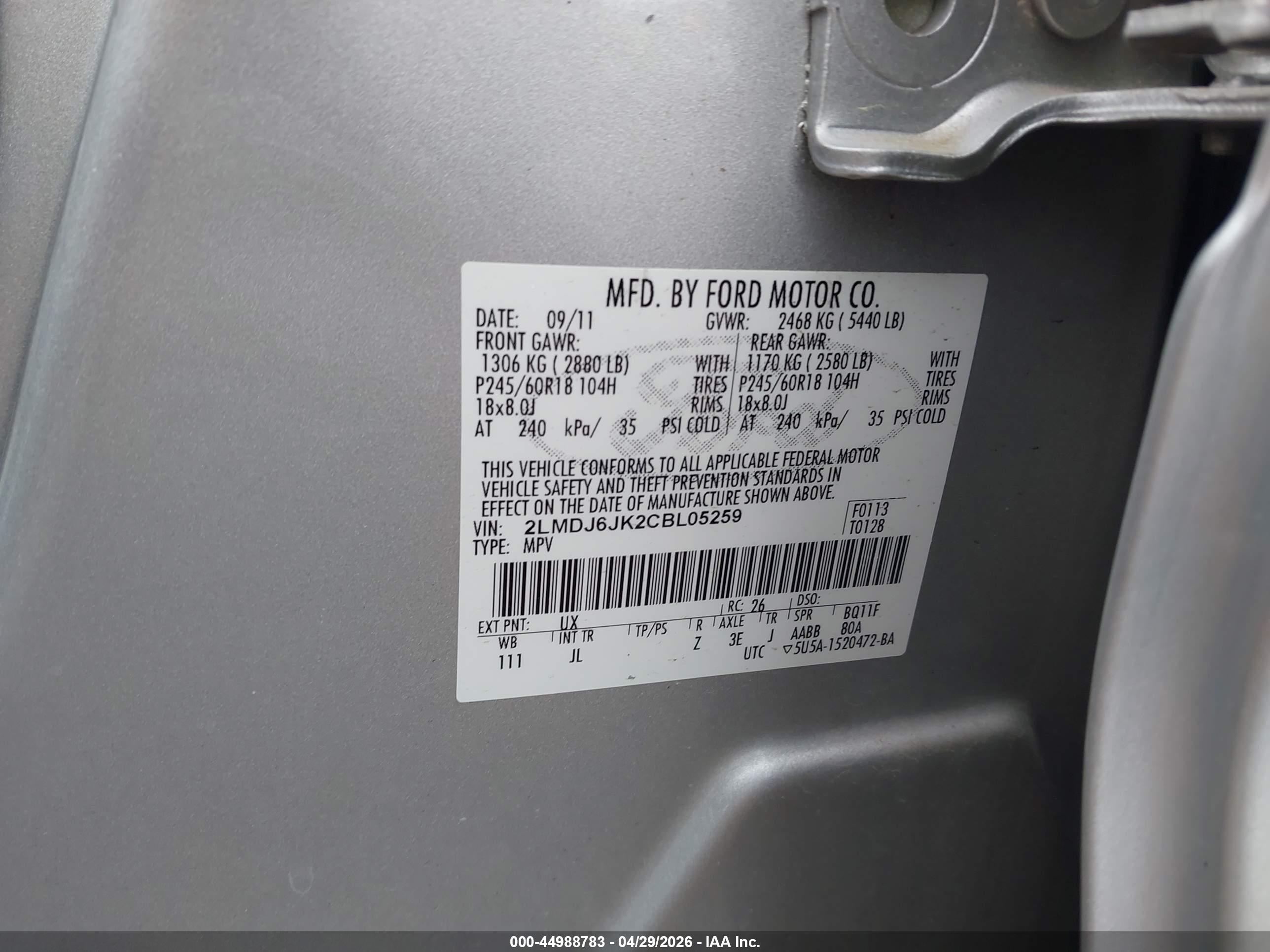 LINCOLN MKX image 9