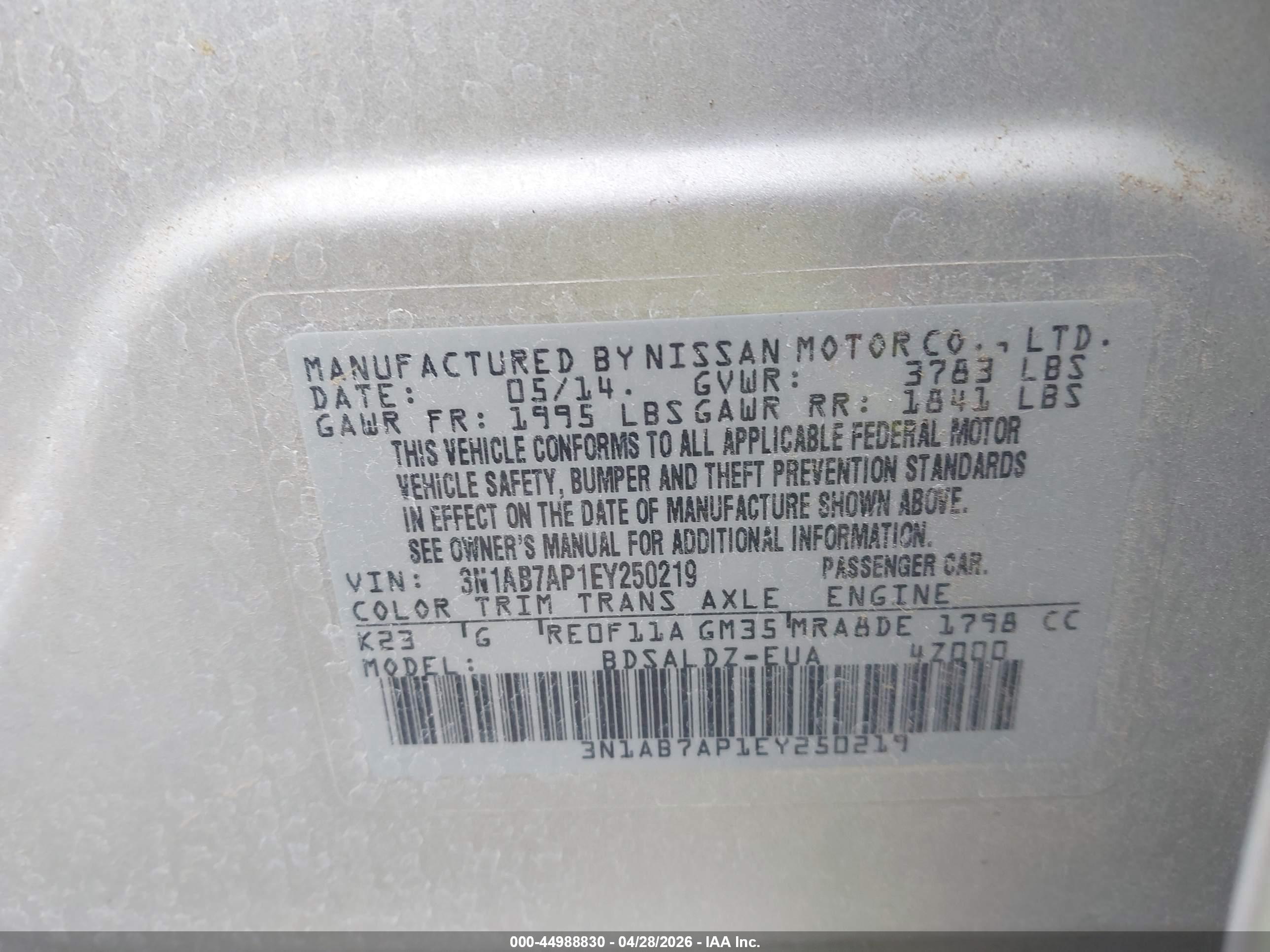 NISSAN SENTRA image 9