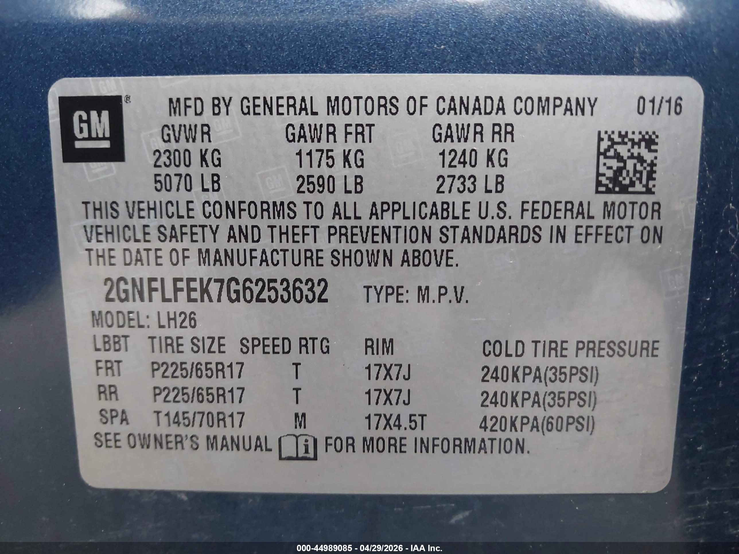 CHEVROLET EQUINOX image 9