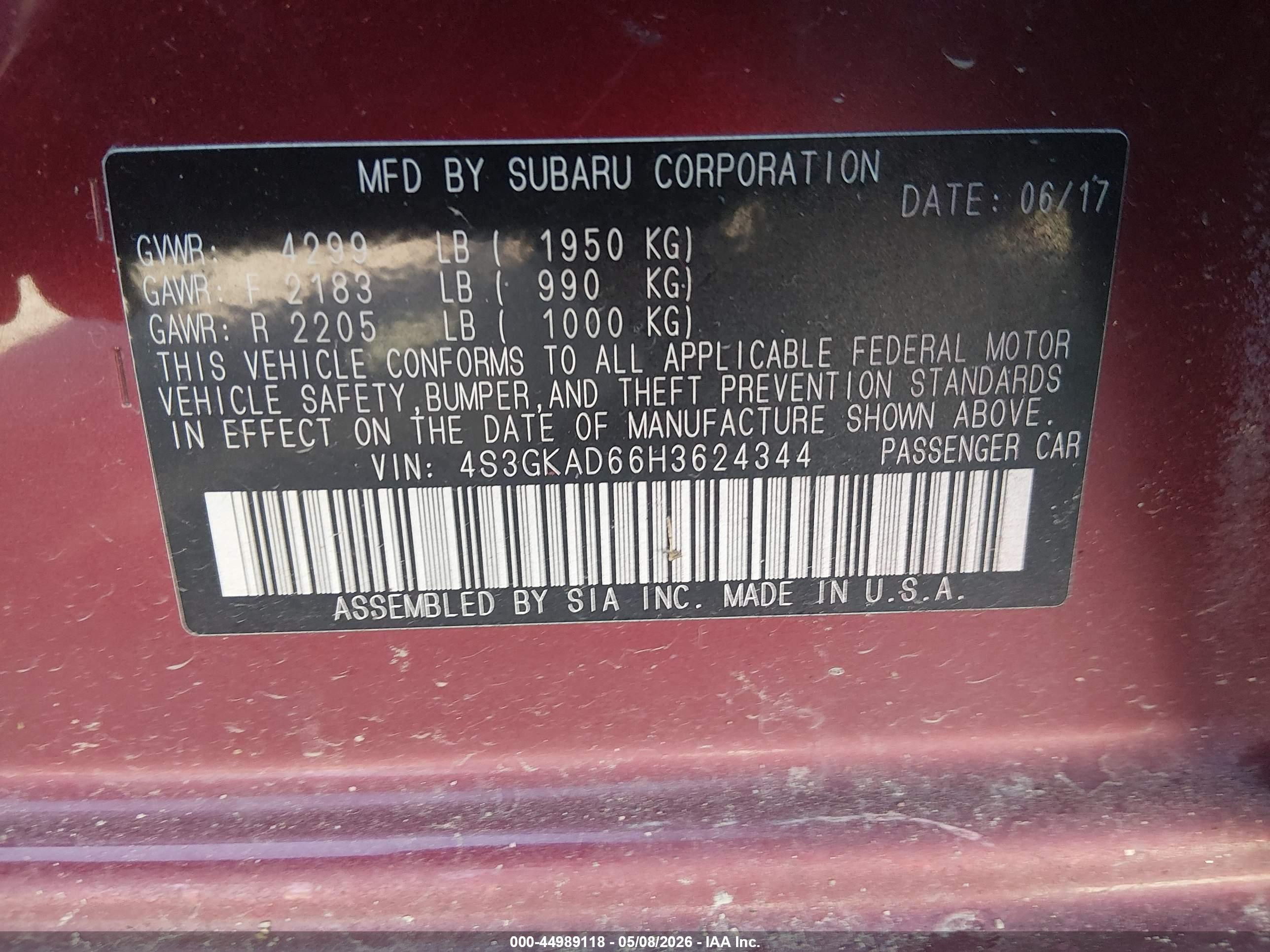 SUBARU IMPREZA image 9