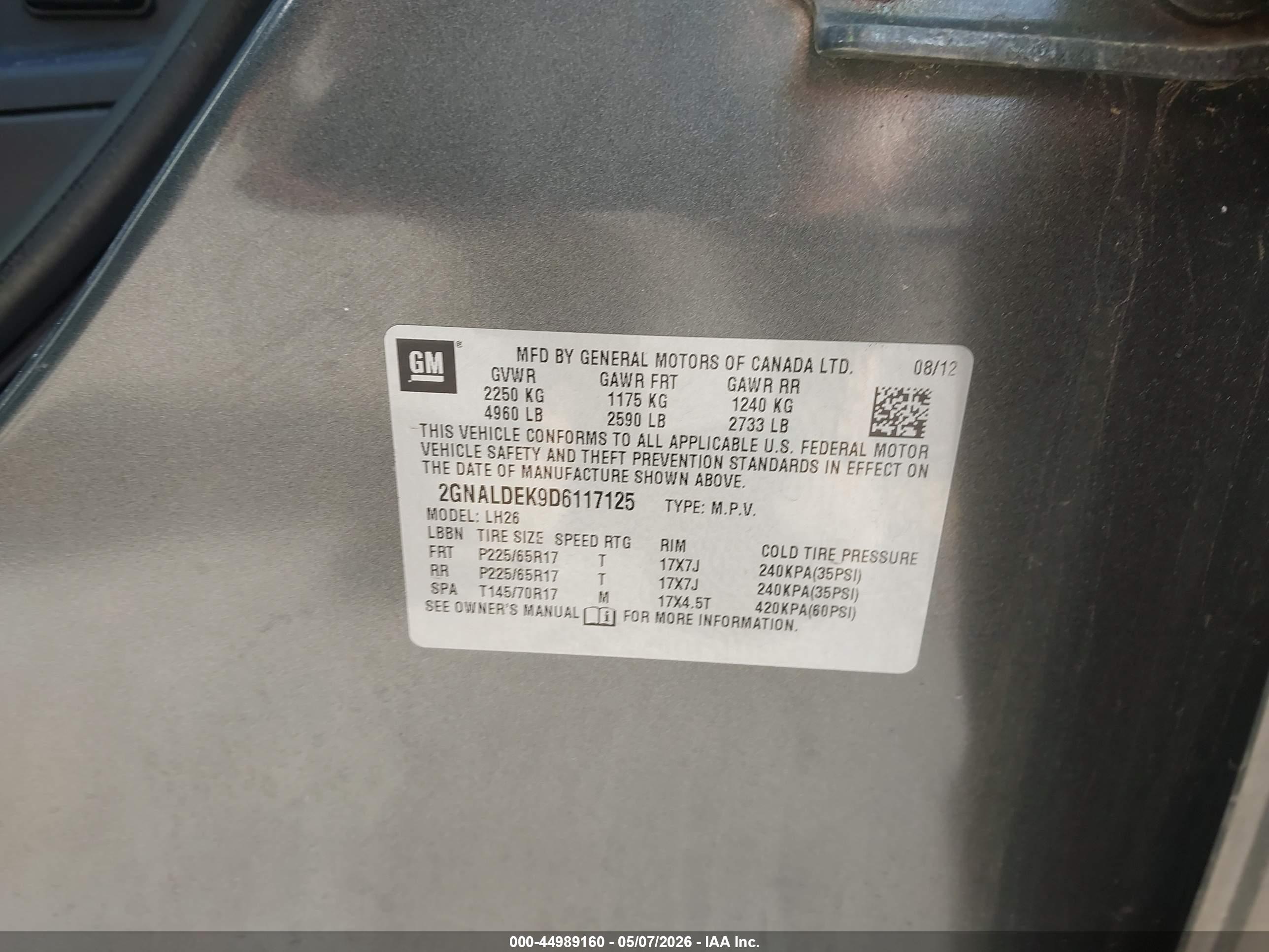CHEVROLET EQUINOX image 9
