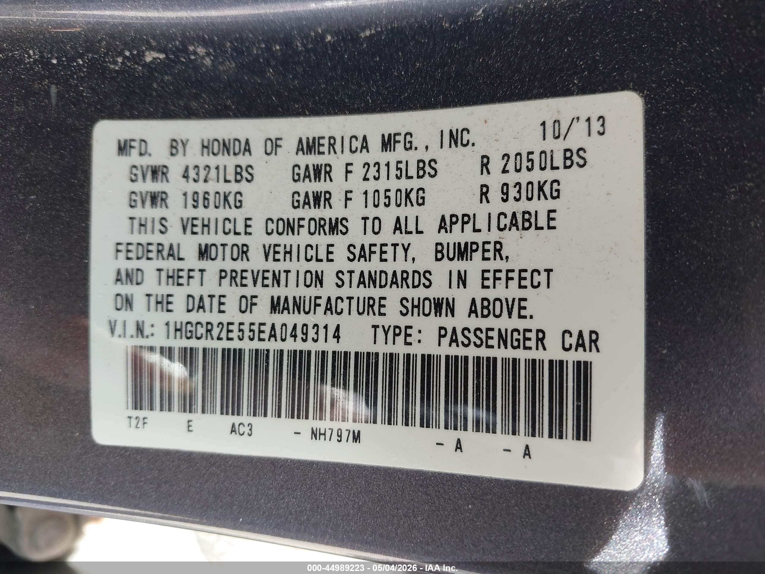 HONDA ACCORD image 9