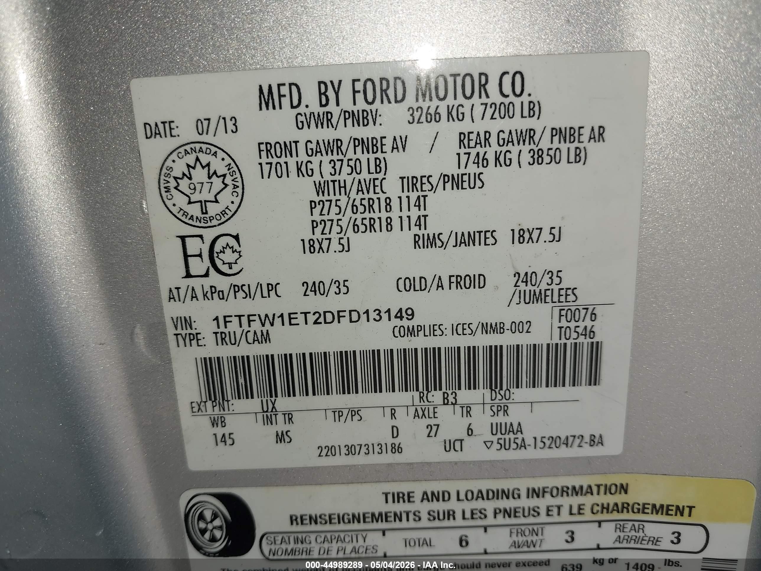 FORD F-150 image 9