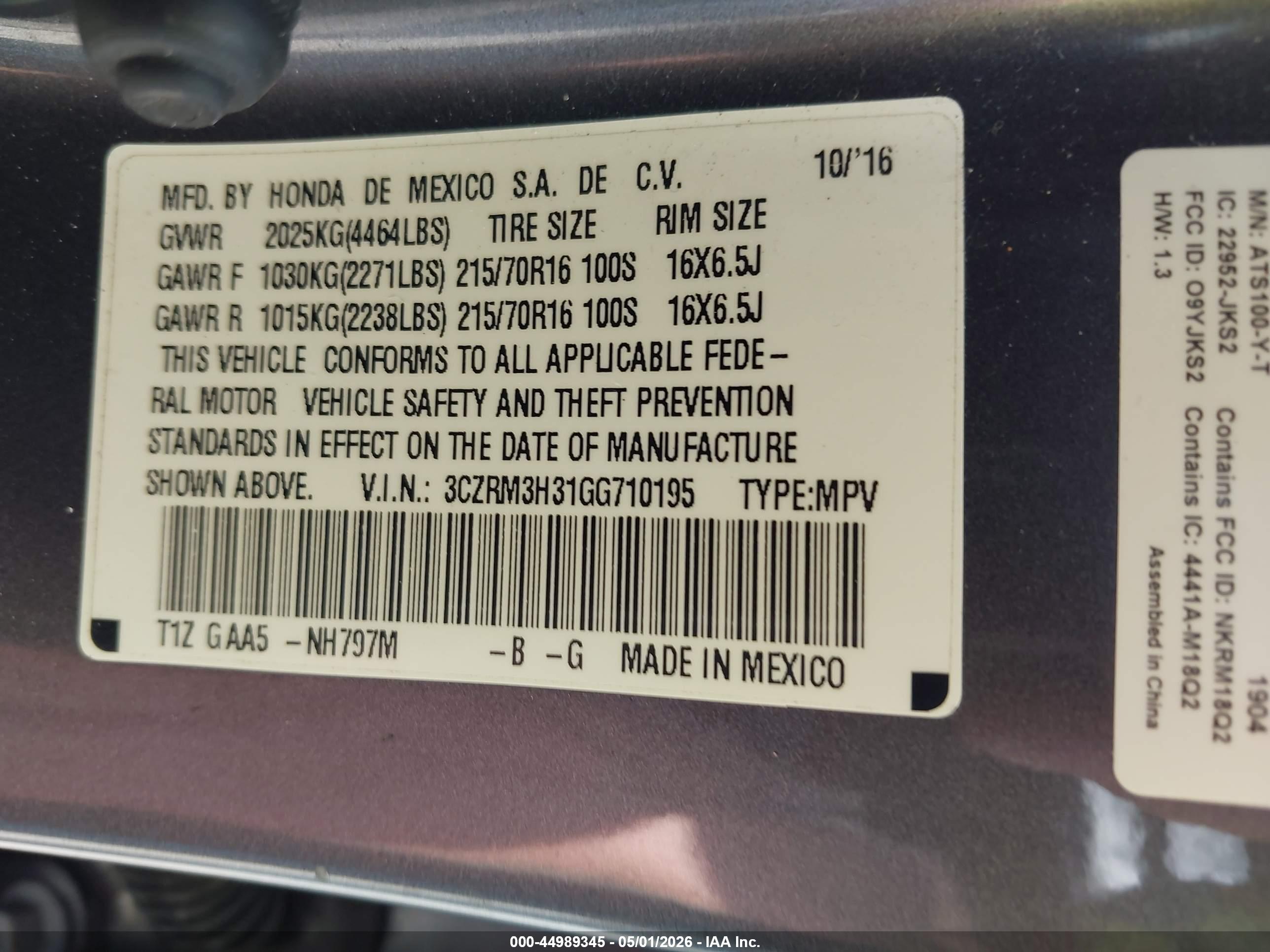 HONDA CR-V image 9
