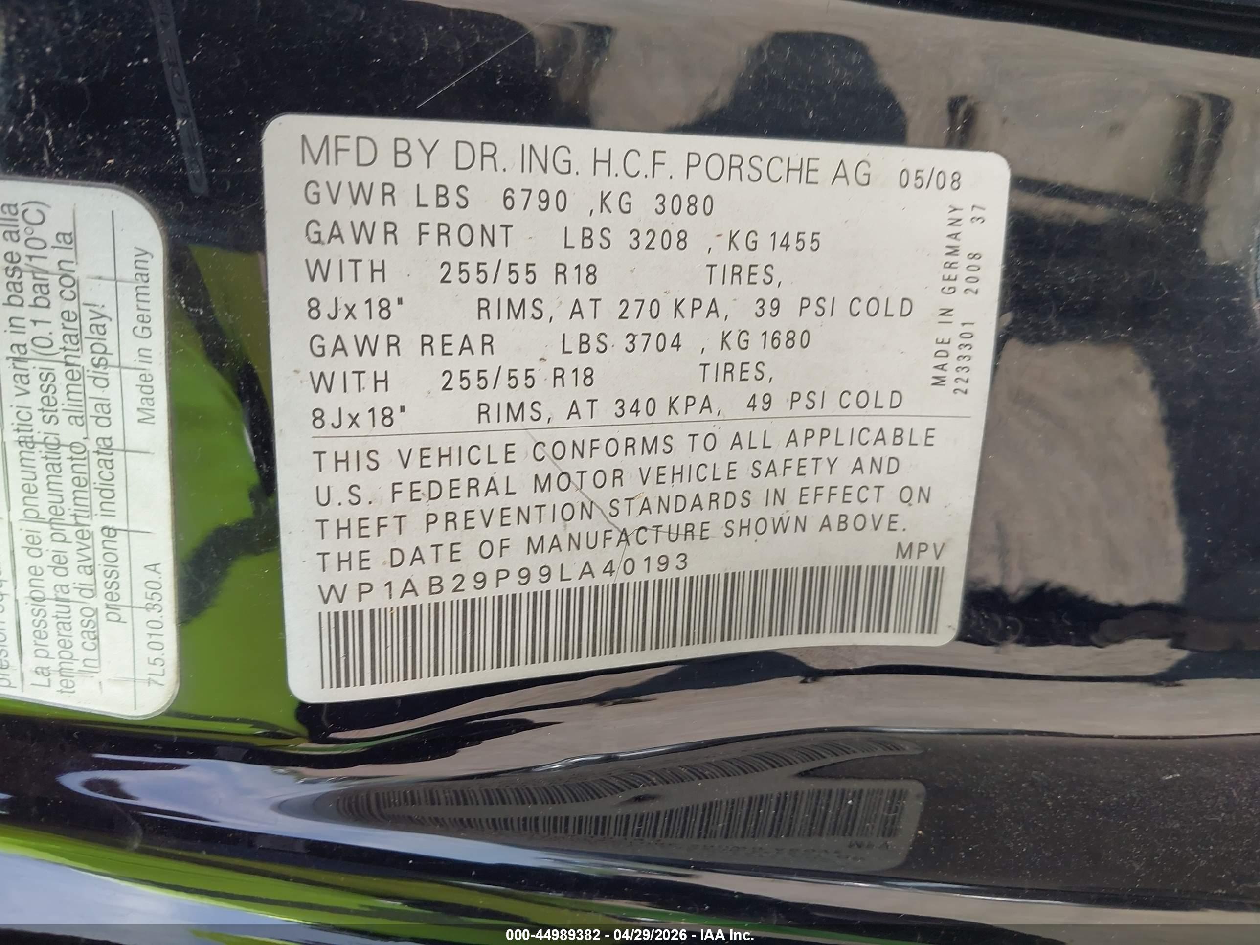 PORSCHE CAYENNE image 9