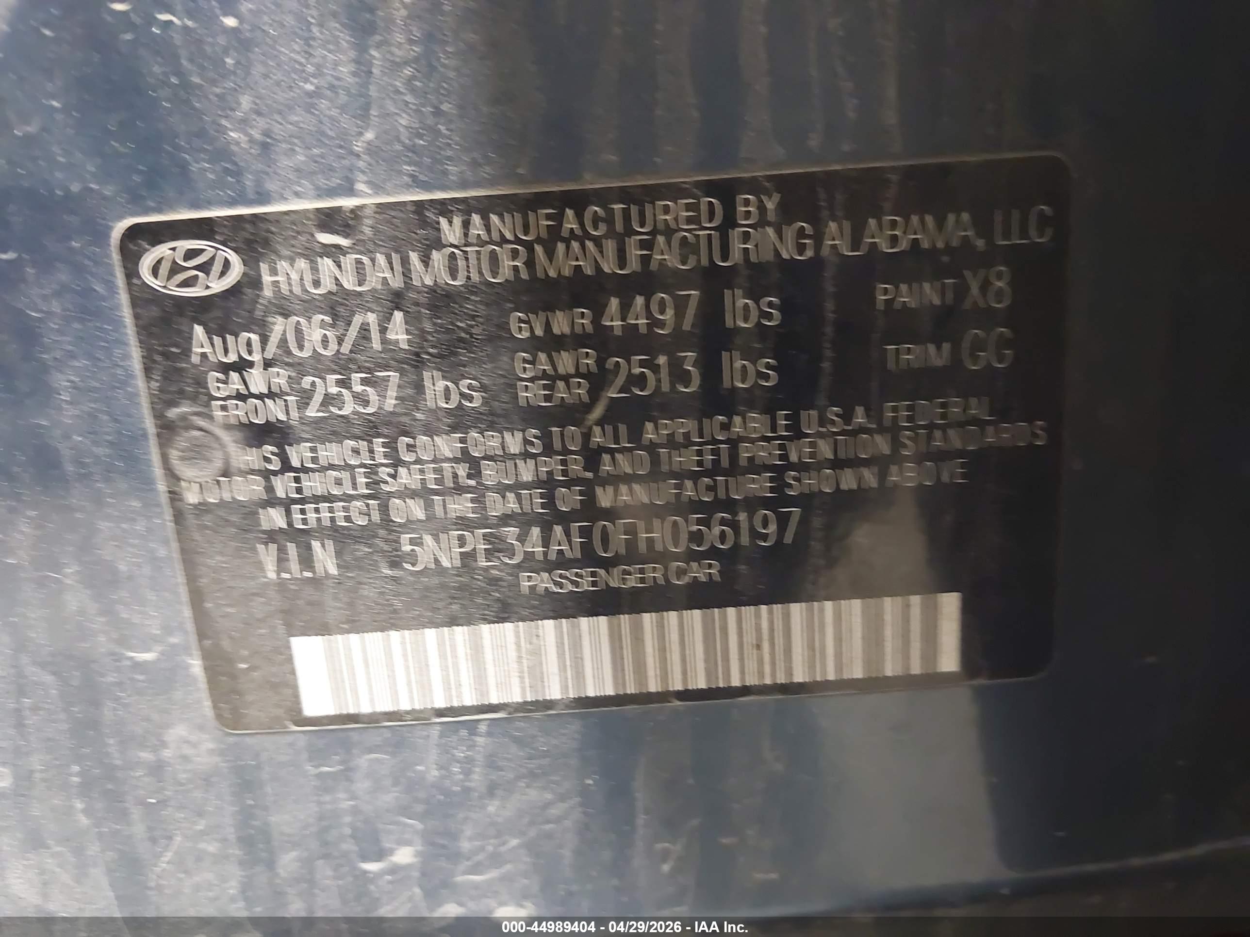 HYUNDAI SONATA image 9