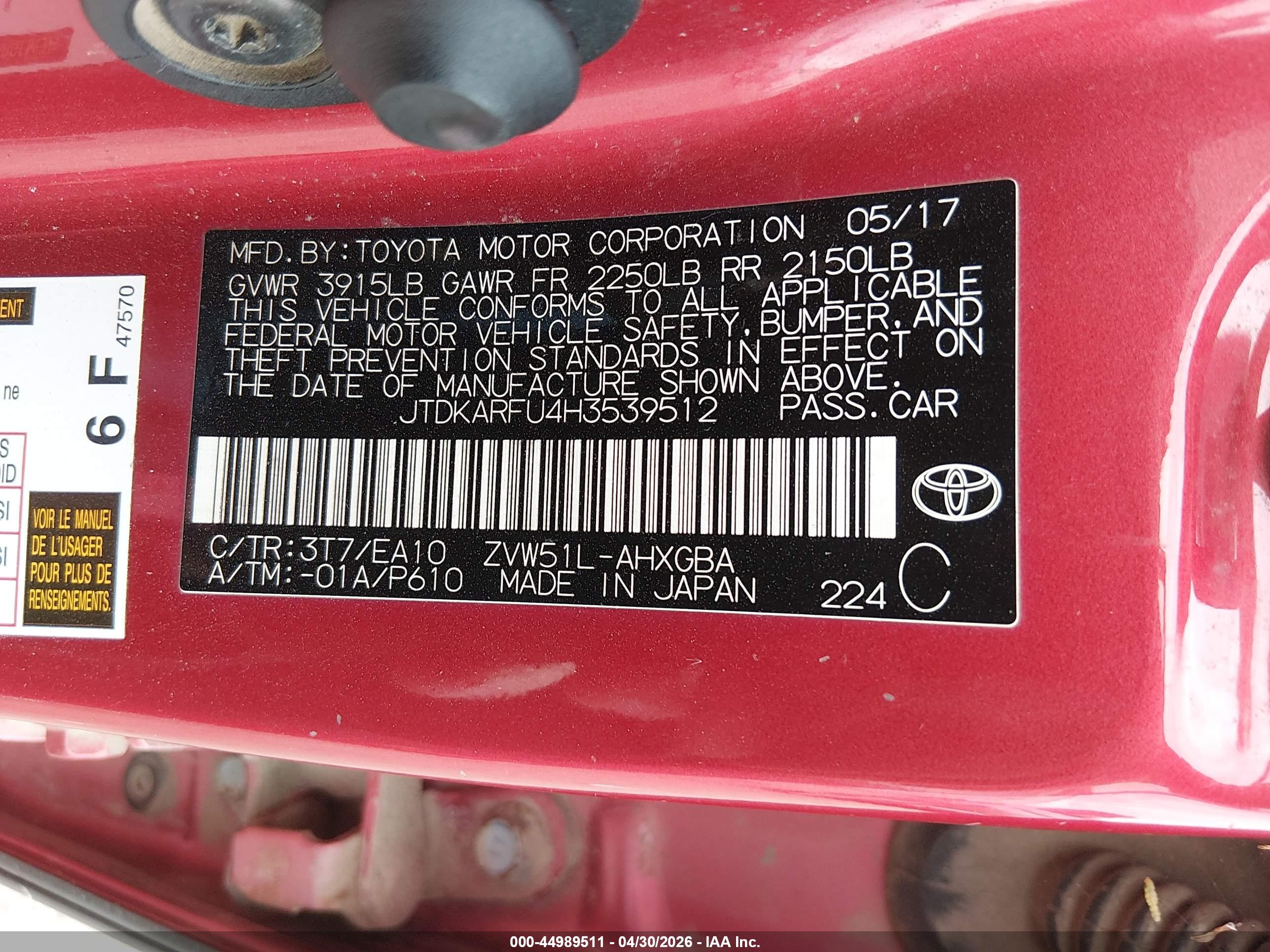 TOYOTA PRIUS image 9