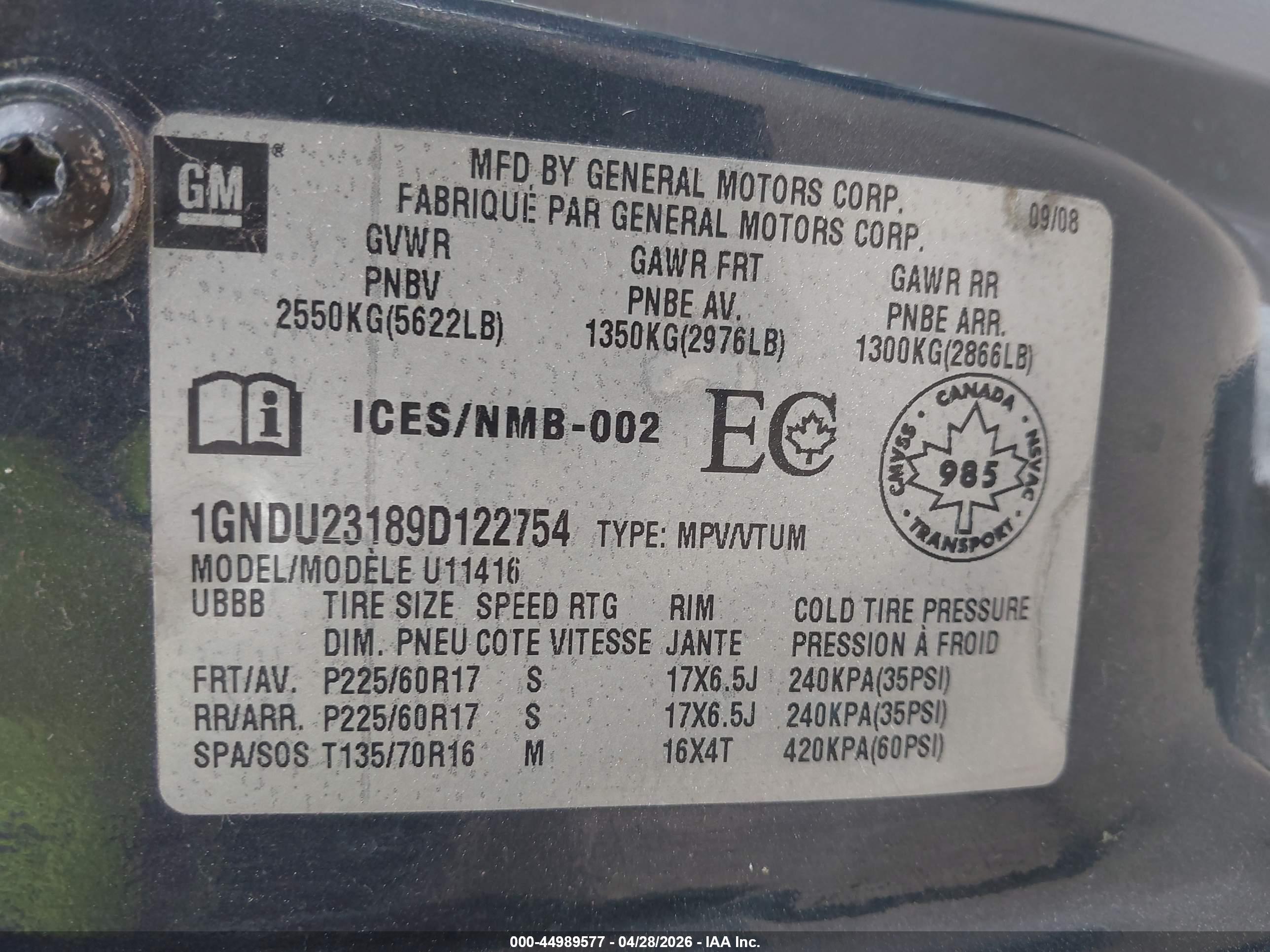 CHEVROLET UPLANDER image 9