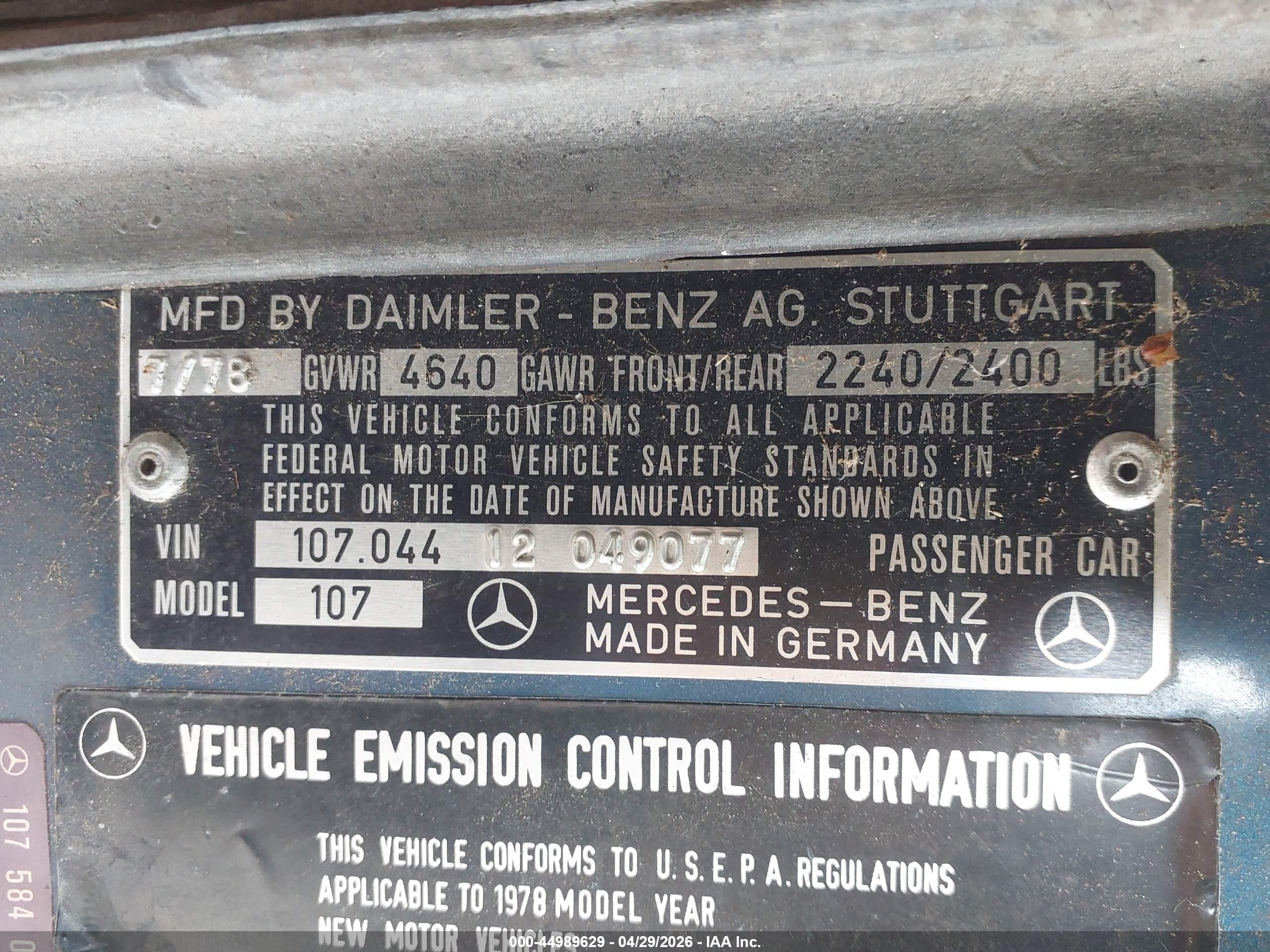 MERCEDES 450 image 9