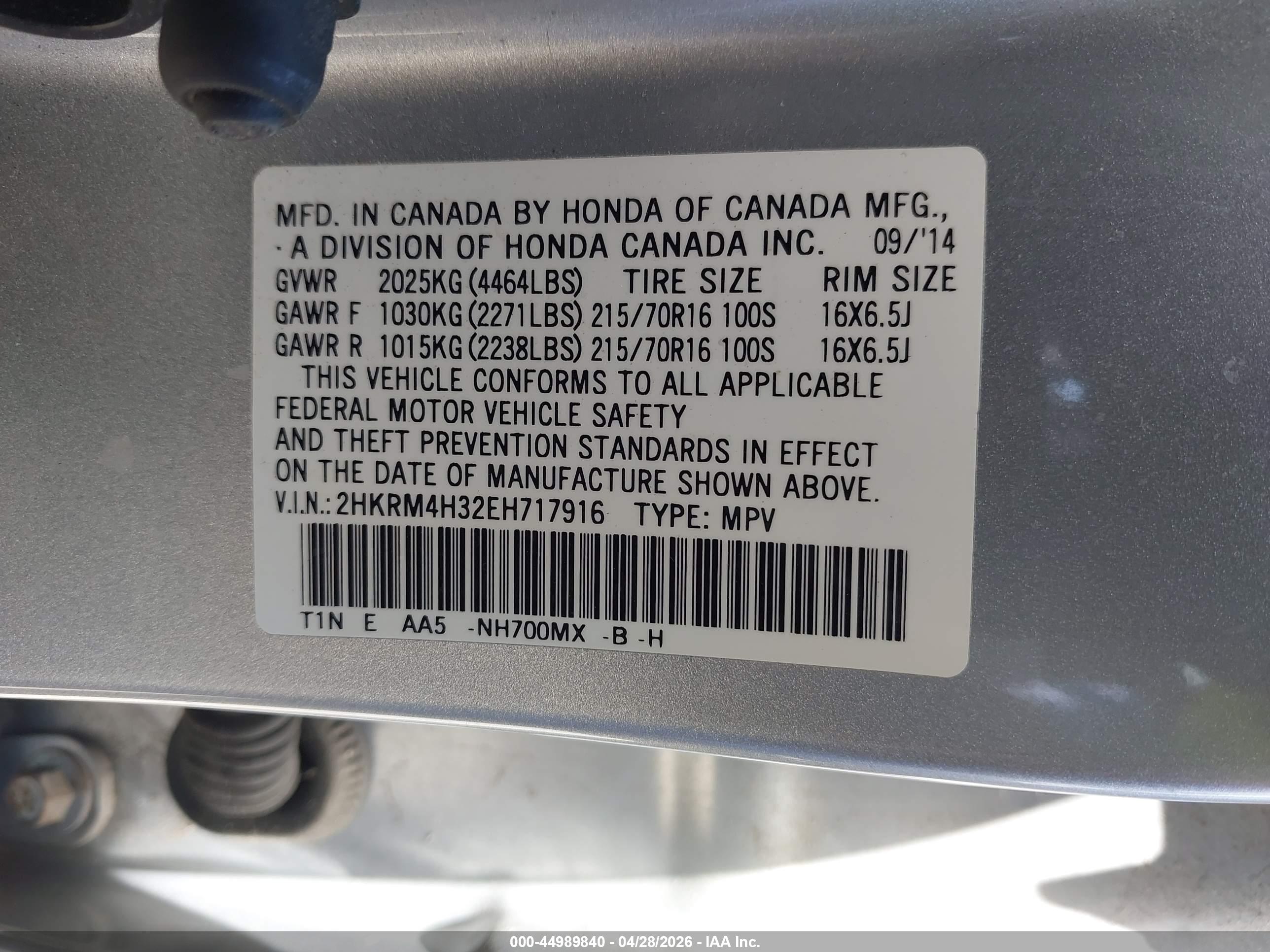 HONDA CR-V image 9