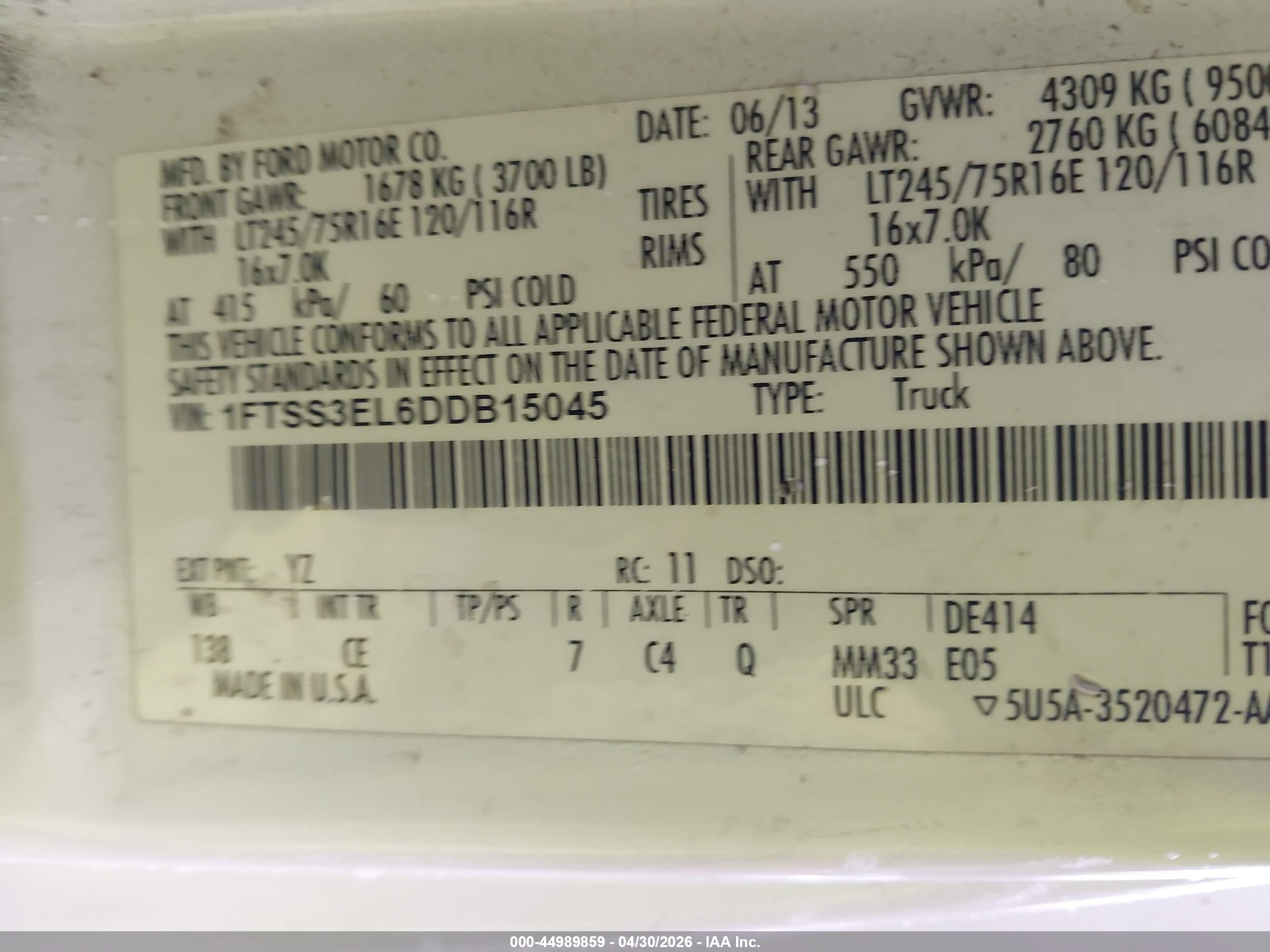 FORD E-350 image 9