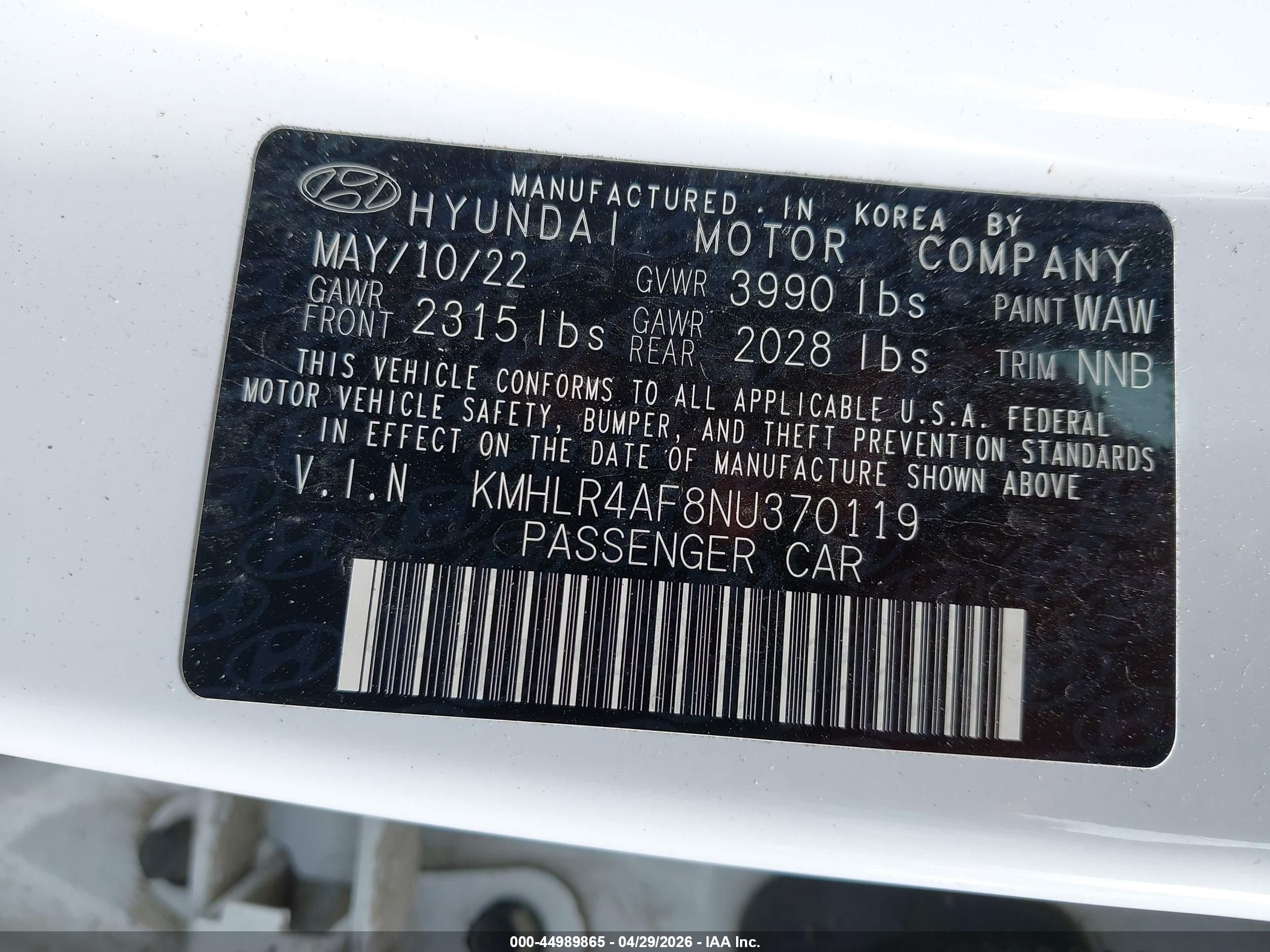 HYUNDAI ELANTRA image 9