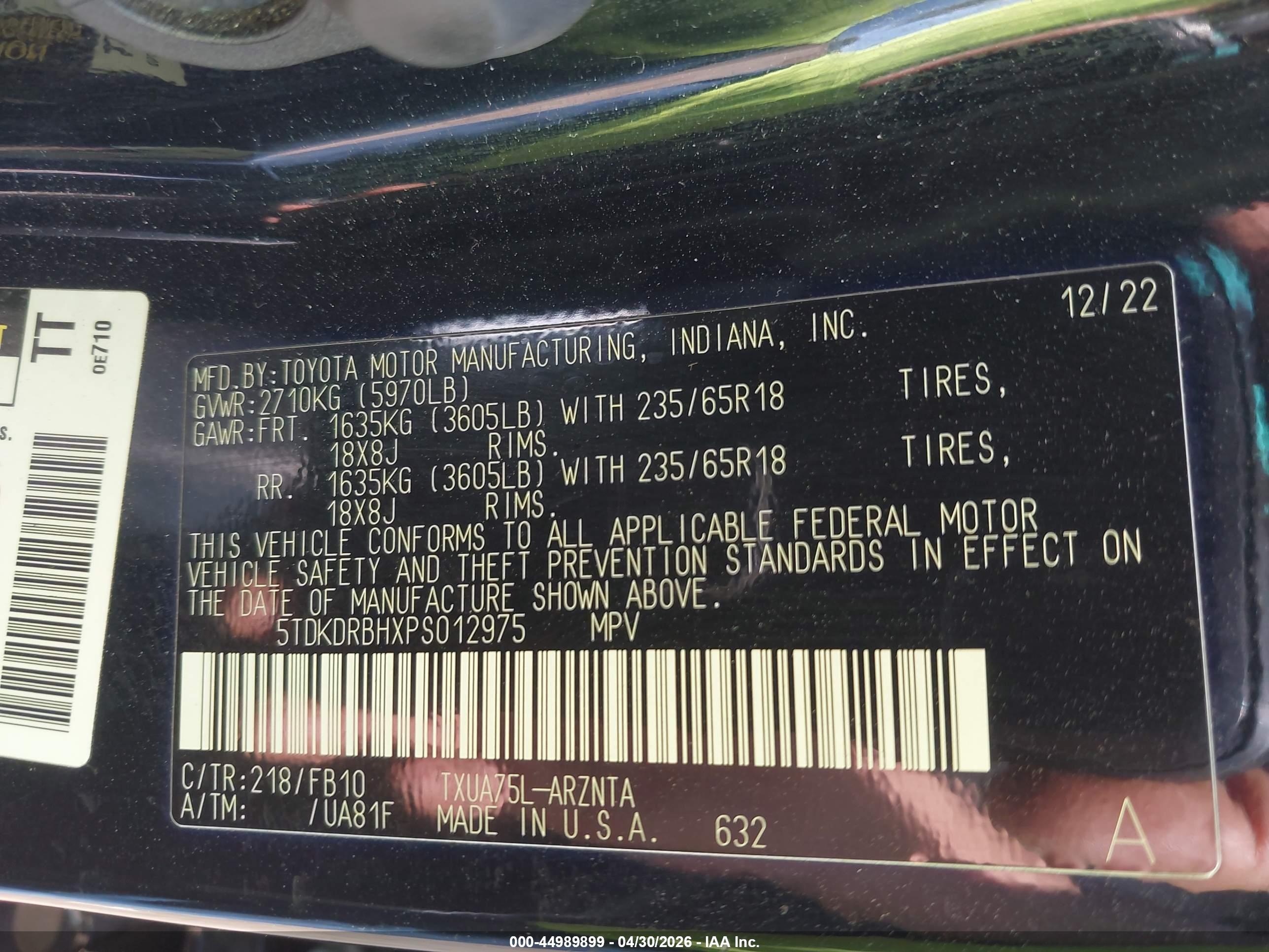 TOYOTA HIGHLANDER image 9