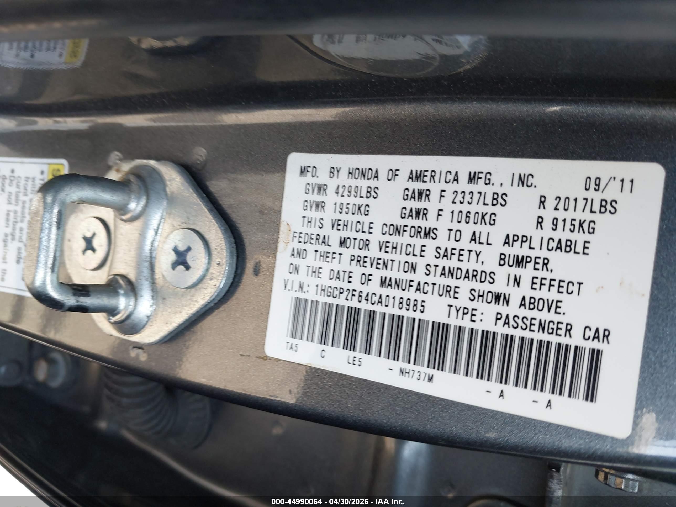 HONDA ACCORD image 9